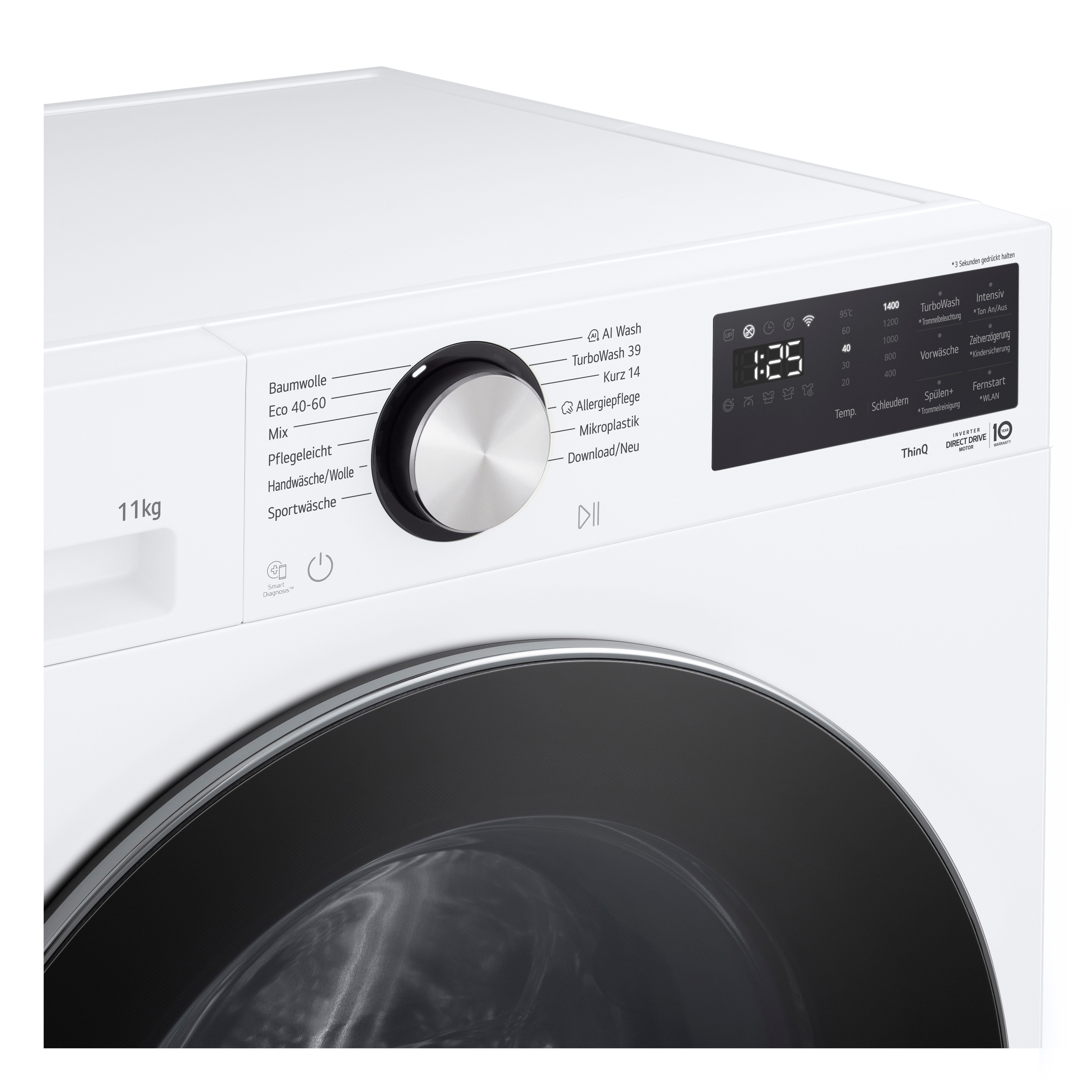 LG Waschmaschine Serie X7 F4WX7012W, 11 kg, 1400 U/min