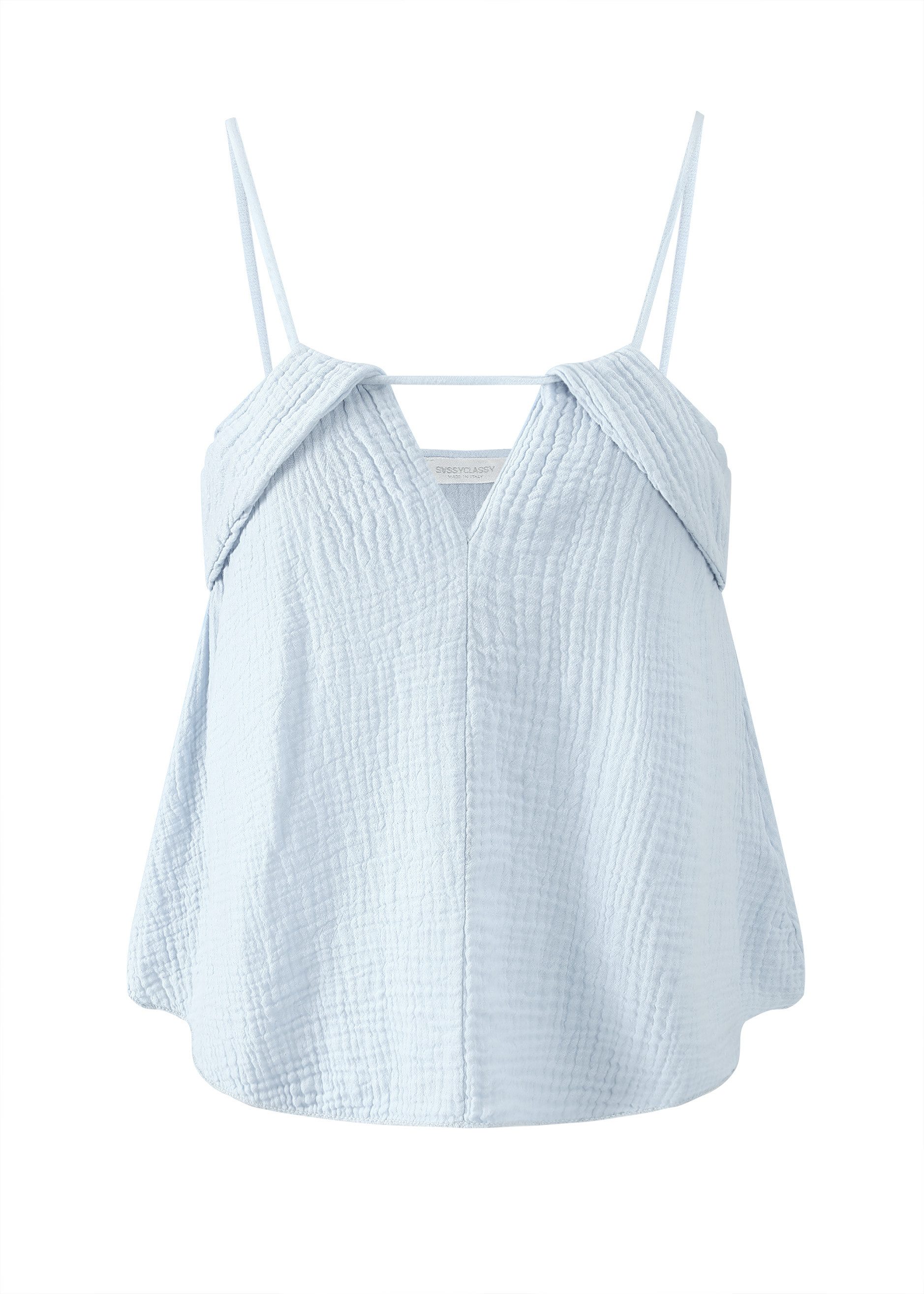 SASSYCLASSY Trägertop Feminines Musselin Top aus günstig online kaufen