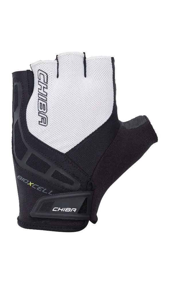 Chiba Fahrradhandschuhe BioXcell schwarz/weiss