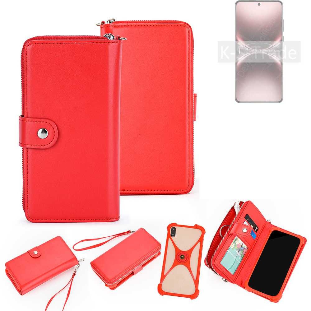 K-S-Trade Handyhülle für Vivo X200 Ultra, 2in1 Schutzhülle Portemonnee Handyhülle mit Bumper Hülle Case