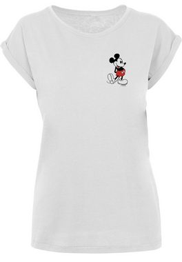 F4NT4STIC T-Shirt Mickey Mouse Kickin Retro Pocket Print