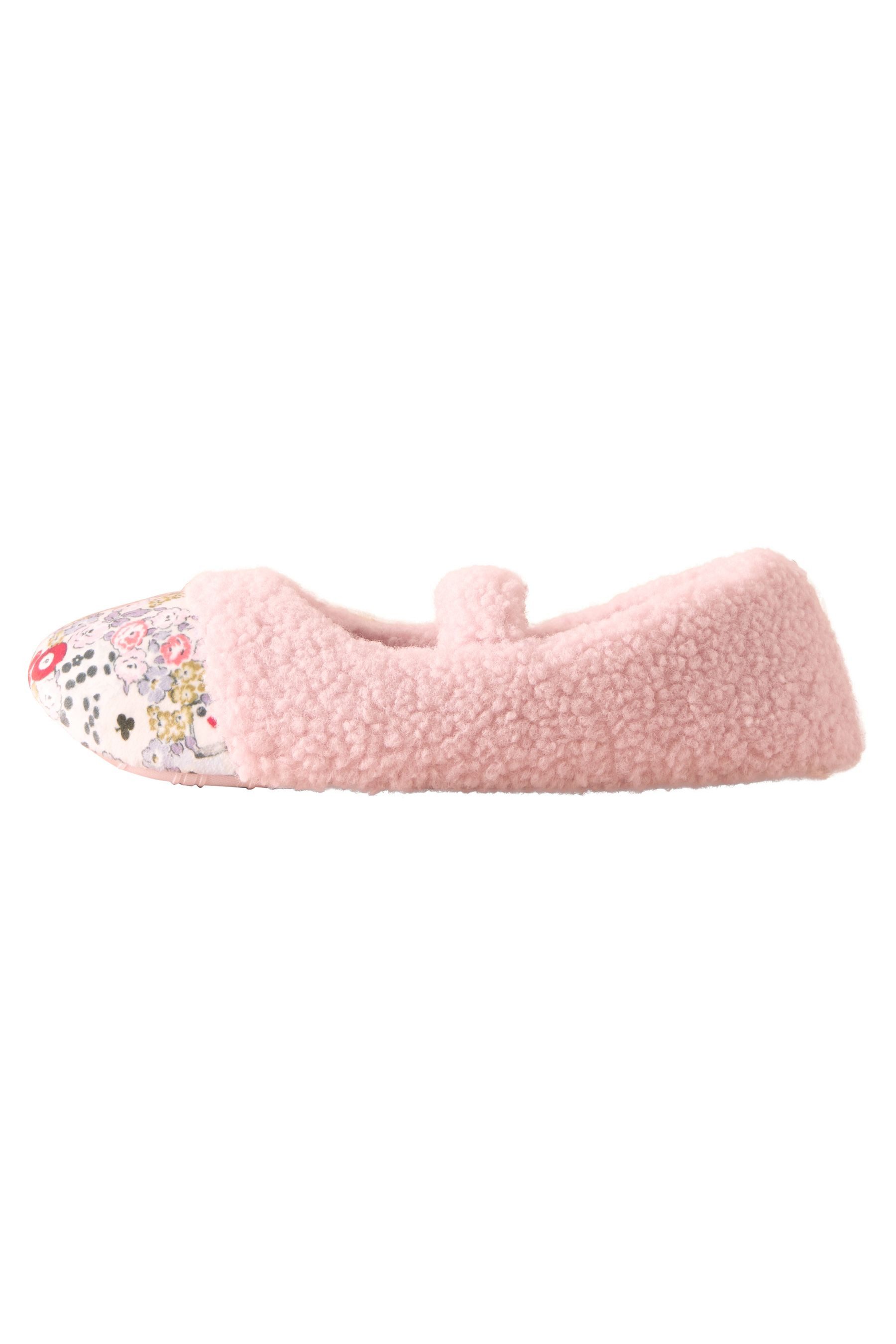 Cath Kidston Ballerina-Hausschuh aus Plüsch Hausschuh