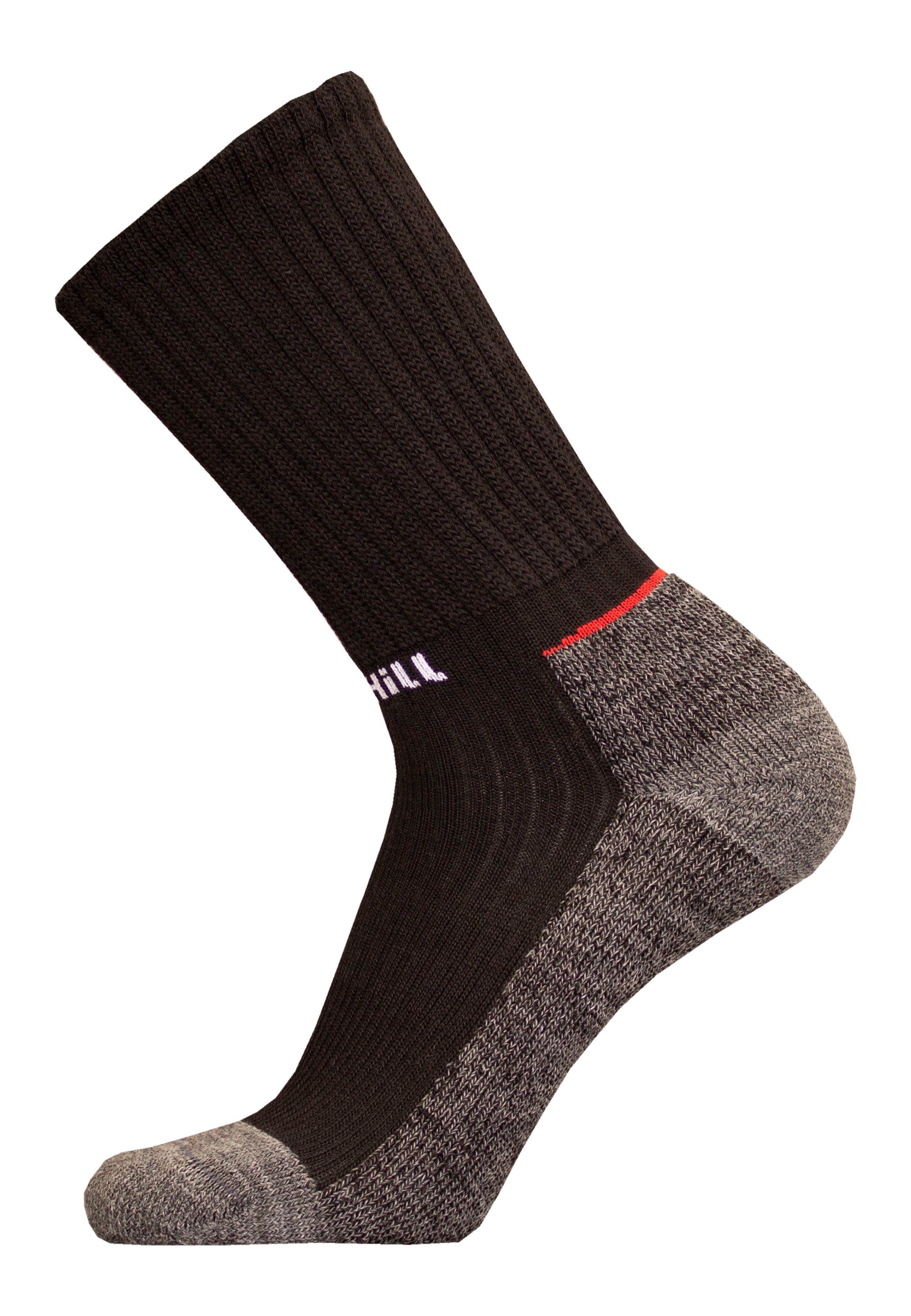 UphillSport Socken NAPA (1-Paar) mit besonderer Dicke schwarz | Wandersocken