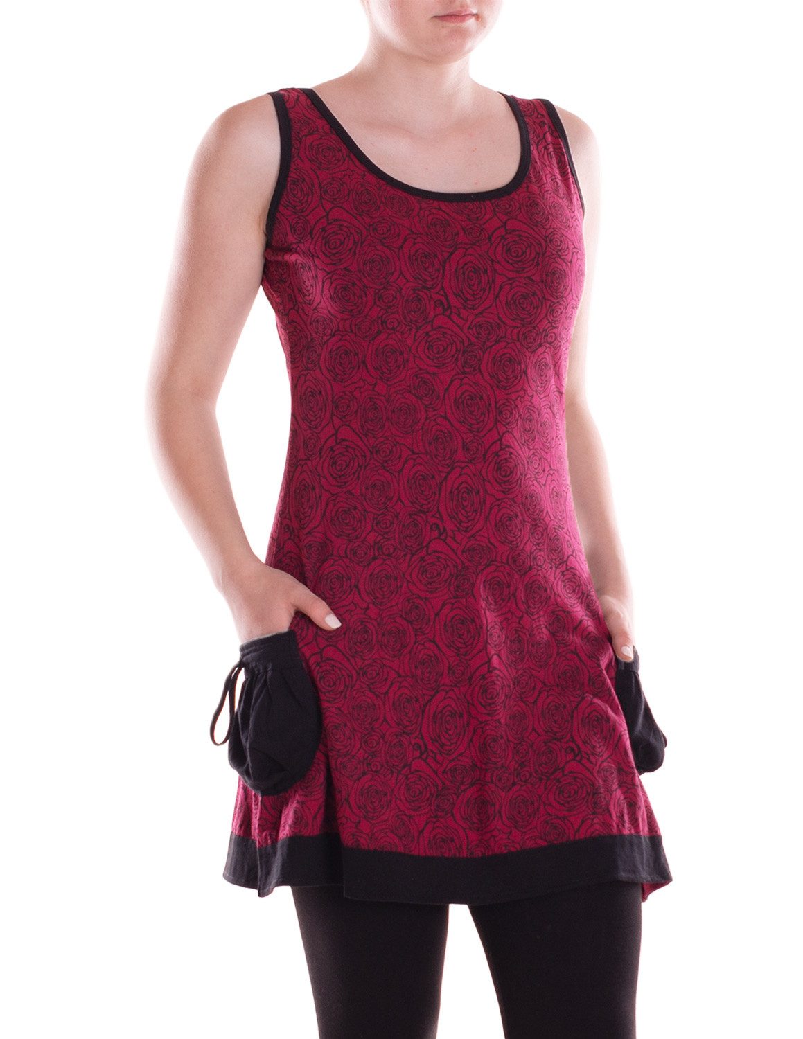 Vishes Minikleid Damen Mini-Kleid Baumwolle geometrisch günstig online kaufen