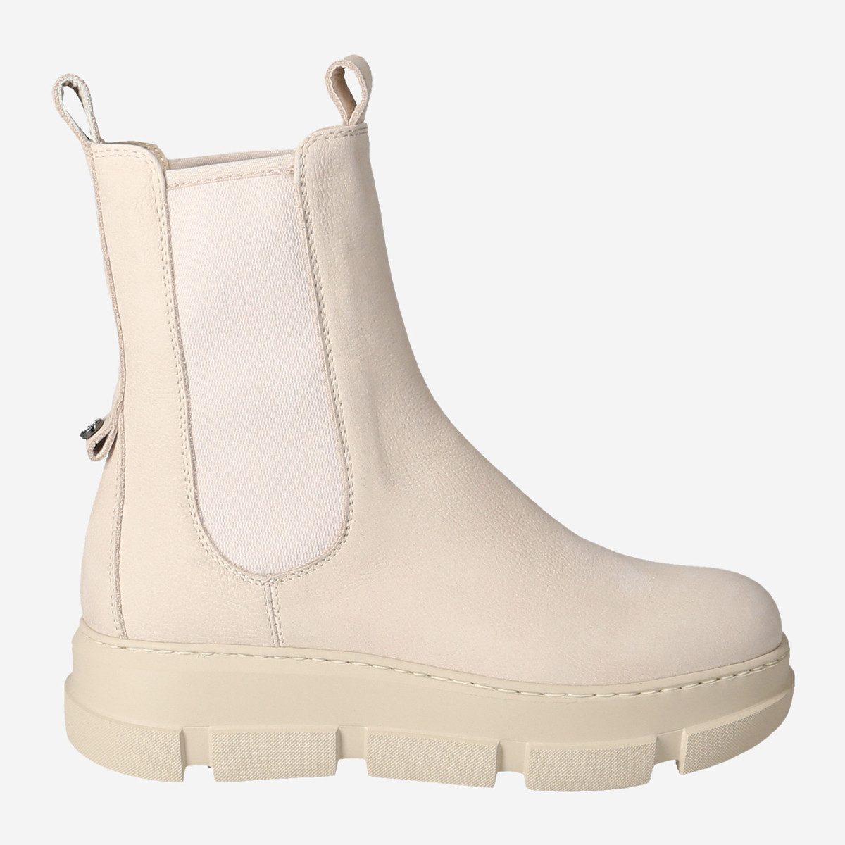 NoClaim A44-02, Sneaker, Chelsea Boots in Beige für Damen Chelseaboots