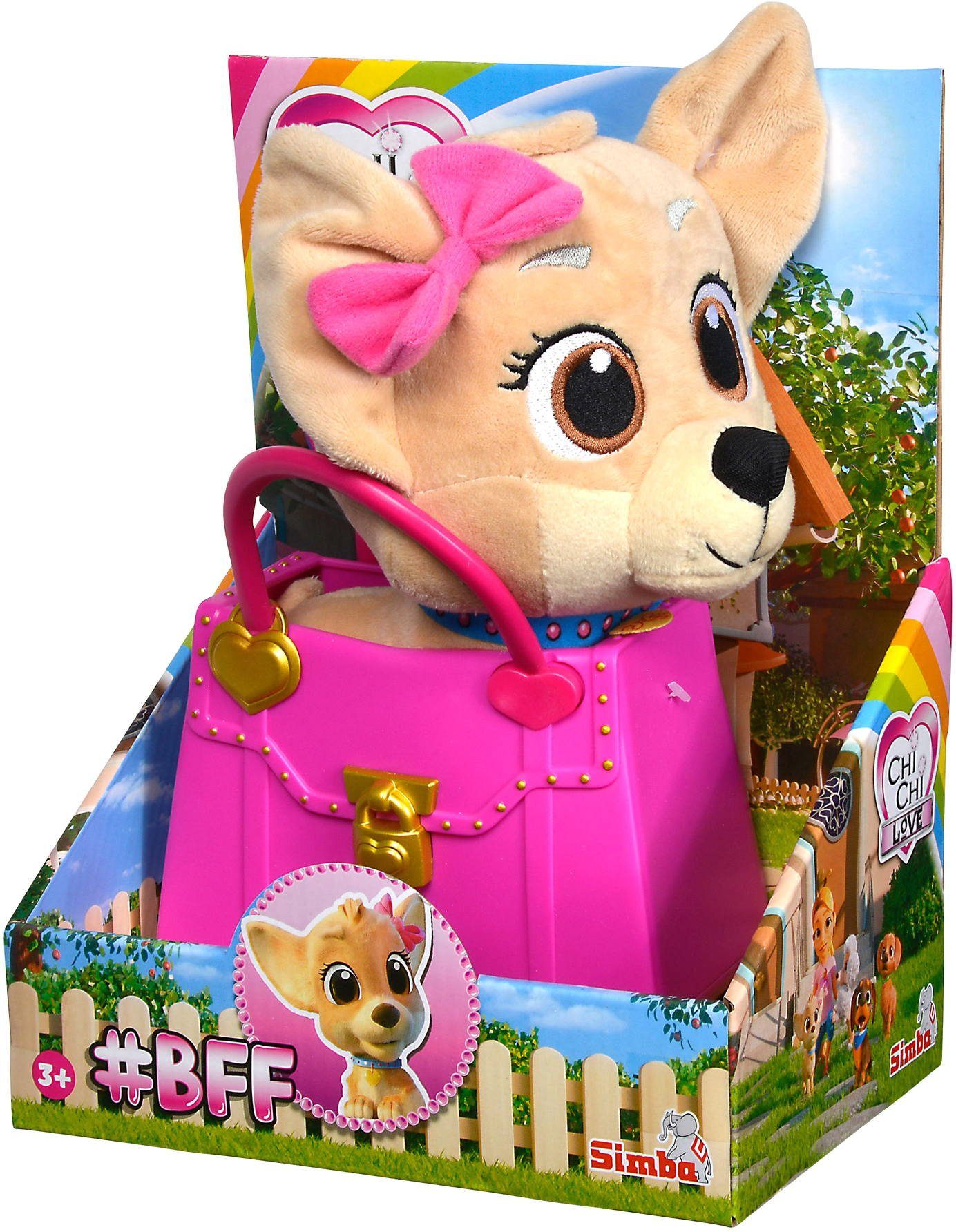 SIMBA Plüschfigur Plüsch Stofftier Chi Chi Love CCL #BFF pink 20cm 105890020