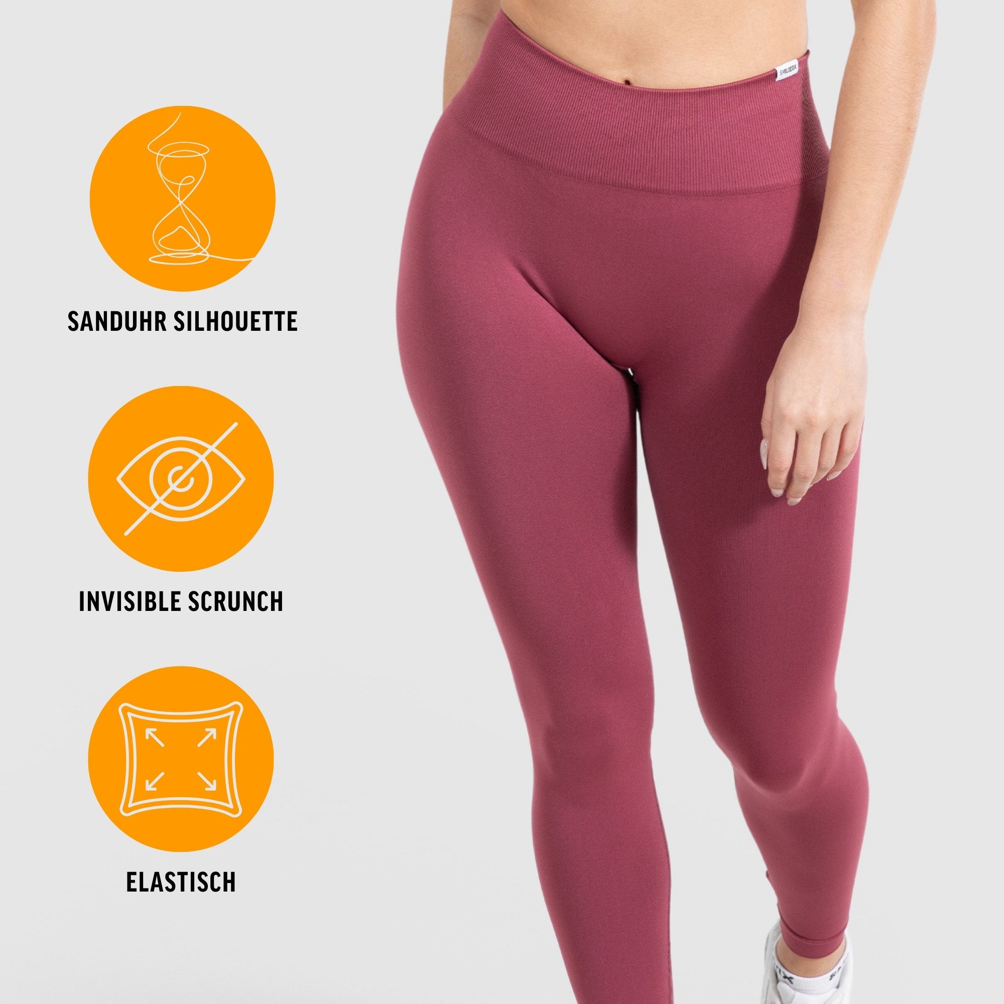Smilodox Leggings Amaze Pro mit Scrunch-Effekt, High Waist V-Shape Sport & günstig online kaufen