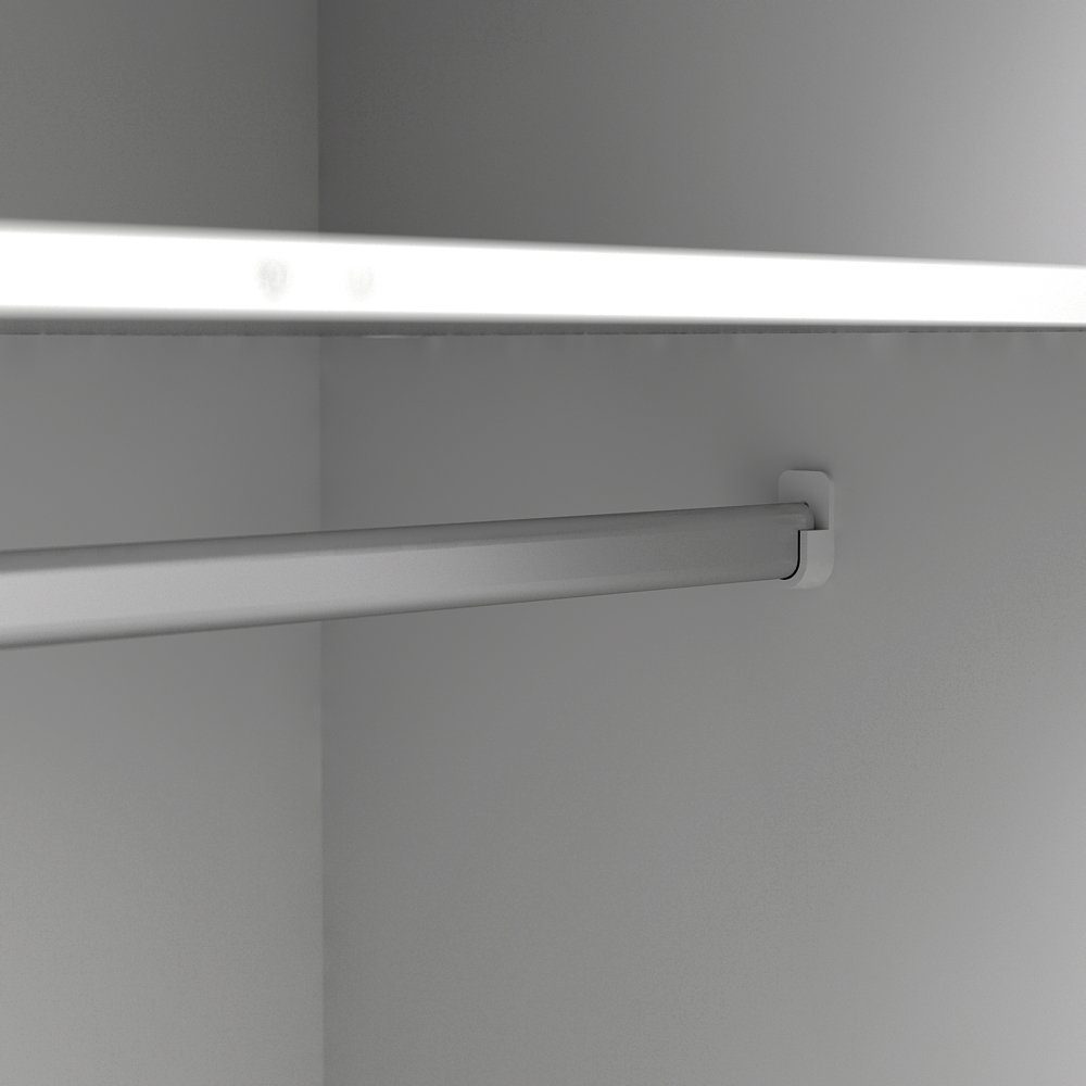 ebuy24 Kleiderschrank Napoli Kleiderschrank mit 3 Türen und 3 Schubladen
