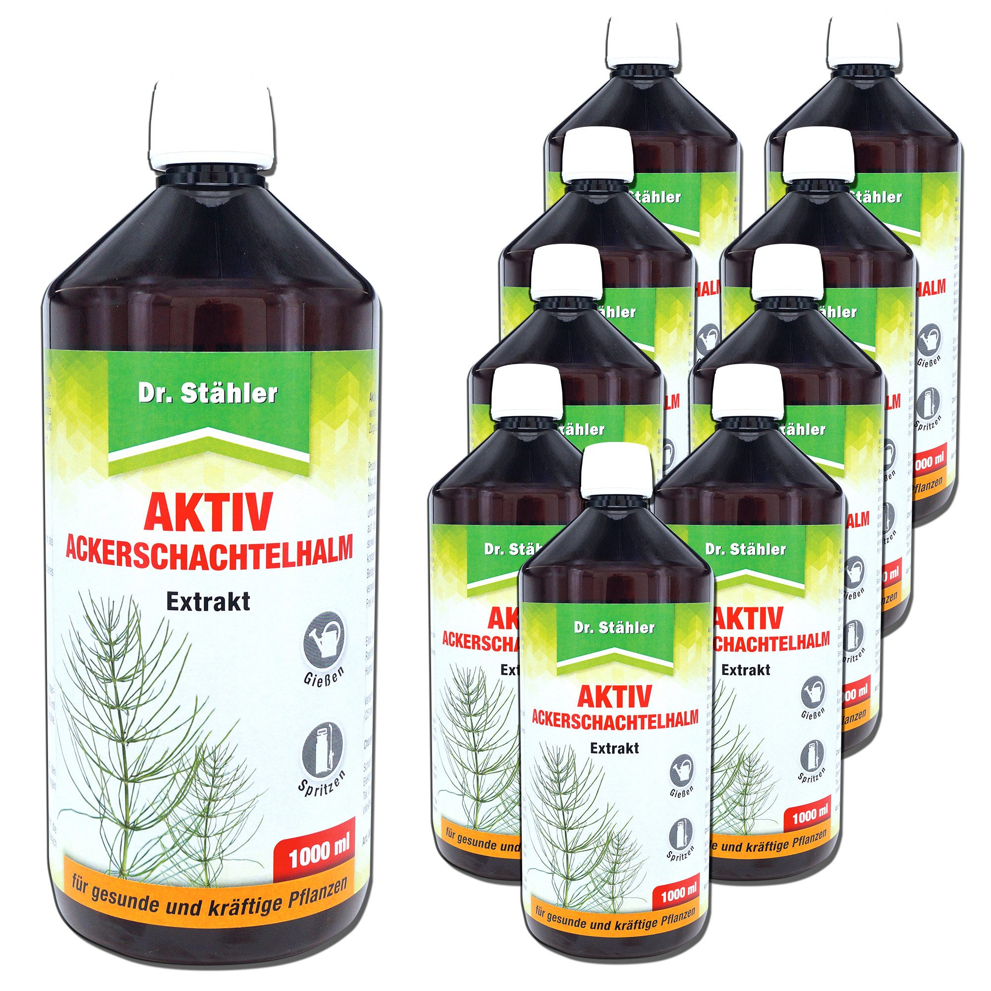 Dr. Stähler Pflanzenstärkungsmittel Aktiv Ackerschachtelhalm Extrakt: Effektives Pflanzenstärkungsmittel, 10-St., Zur Anwendung über Blatt & Boden – Für Garten, Obstbau & Zierpflanzen