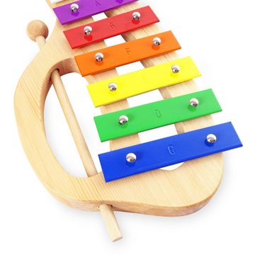 keepdrum Glockenspiel KGS-C für Kinder,mit Tasche Pink