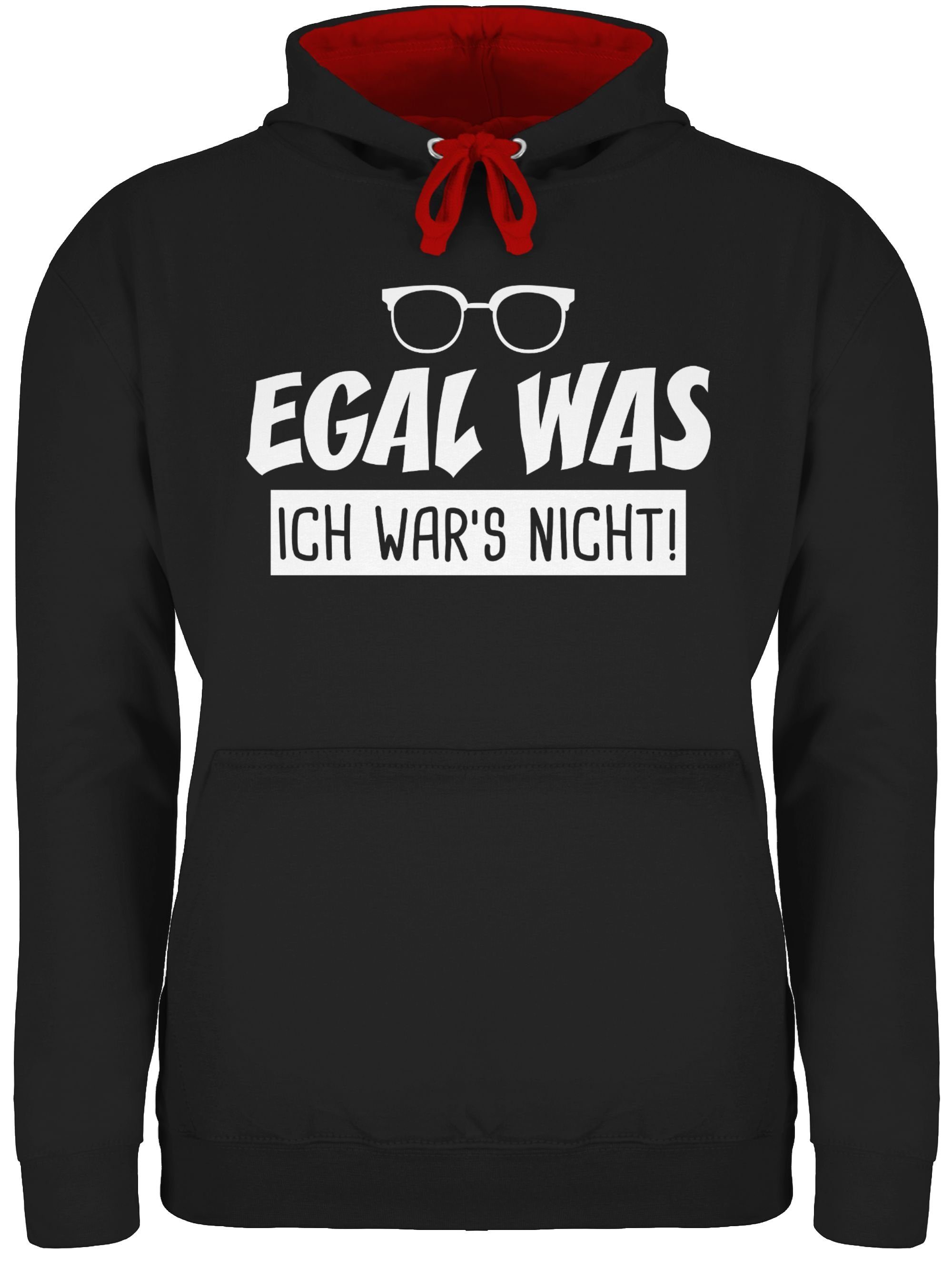 Shirtracer Hoodie »Egal was ich war's nicht Sprüche Statement mit