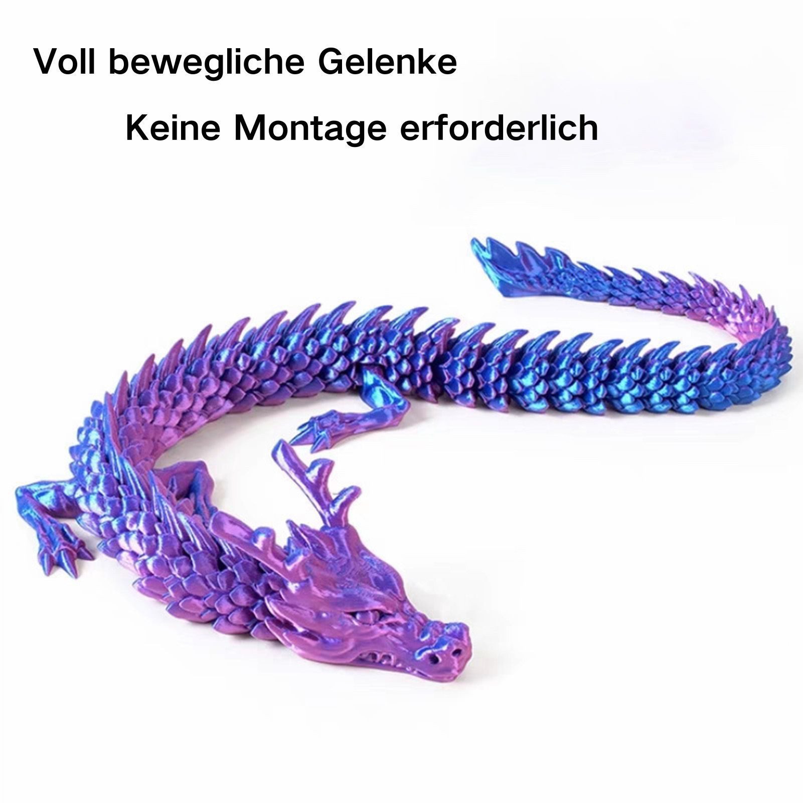 Jumpeak Tierfigur 3d drache,3d tiere,drache 3d druck,drachen figuren,drachen spielzeug (8 Farben, 5 Größen), tiere figuren,tiere spielzeug,Kinderspielzeug,Weihnachtsgeschenke
