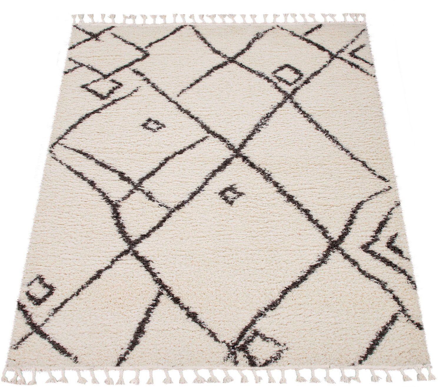 Paco Home Hochflor-Teppich Orebro 171, rechteckig, günstig online kaufen