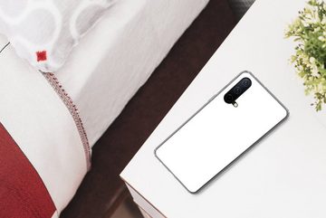 MuchoWow Handyhülle Weiß - Farben - Neutral, Phone Case, Handyhülle OnePlus Nord CE 5G, Silikon, Schutzhülle