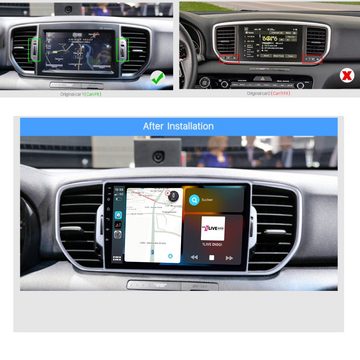 TAFFIO Für Kia Sportage QL 9"Touch Android Autoradio GPS CarPlay AndroidAuto Einbau-Navigationsgerät