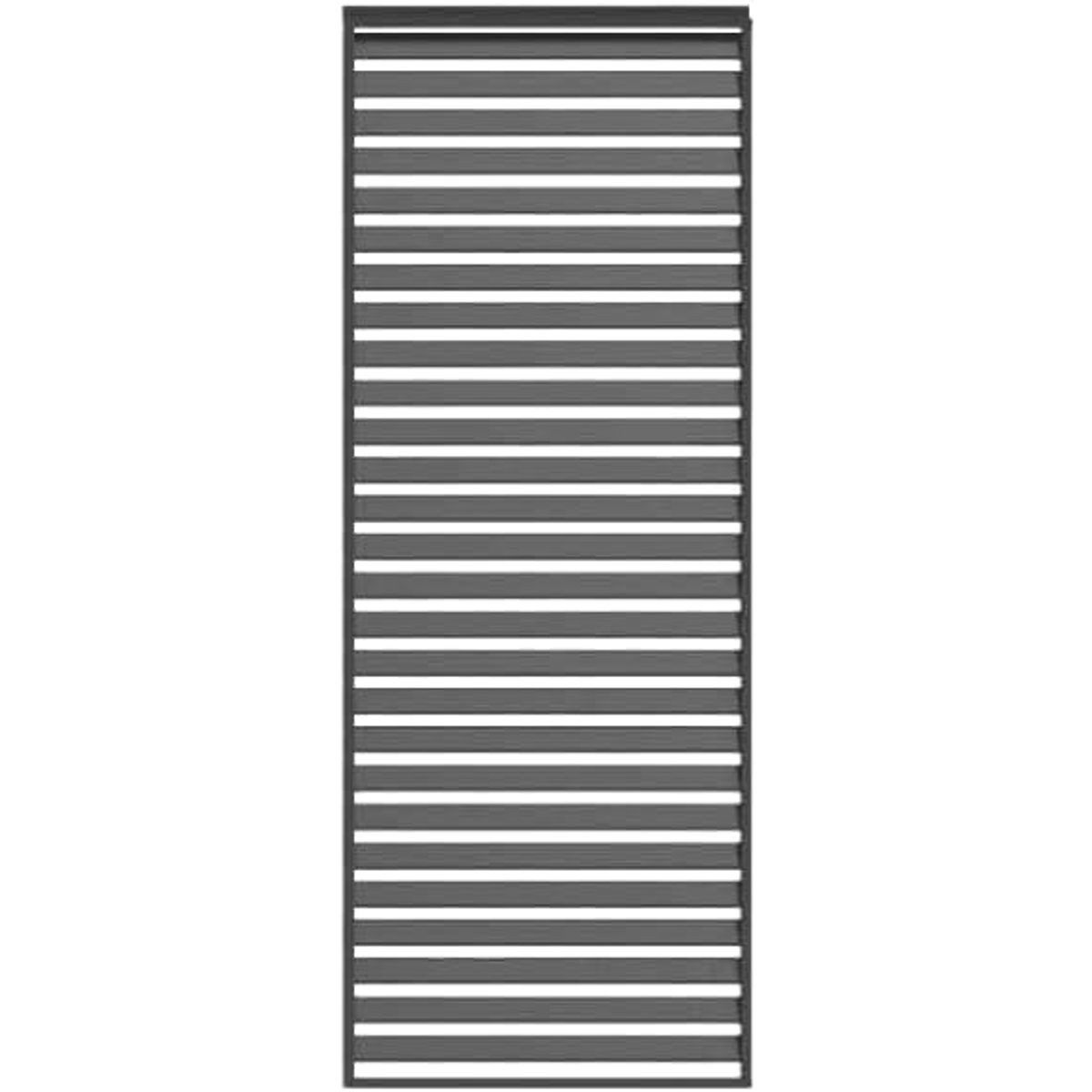 Mirador Pavillon 111 Lamellenwand 1,13 m Aluminium Anthrazit für Deluxe Pergola Garten, 111 Lamellenwand 1,13 m Aluminium Anthrazit für Deluxe Pergola Garten