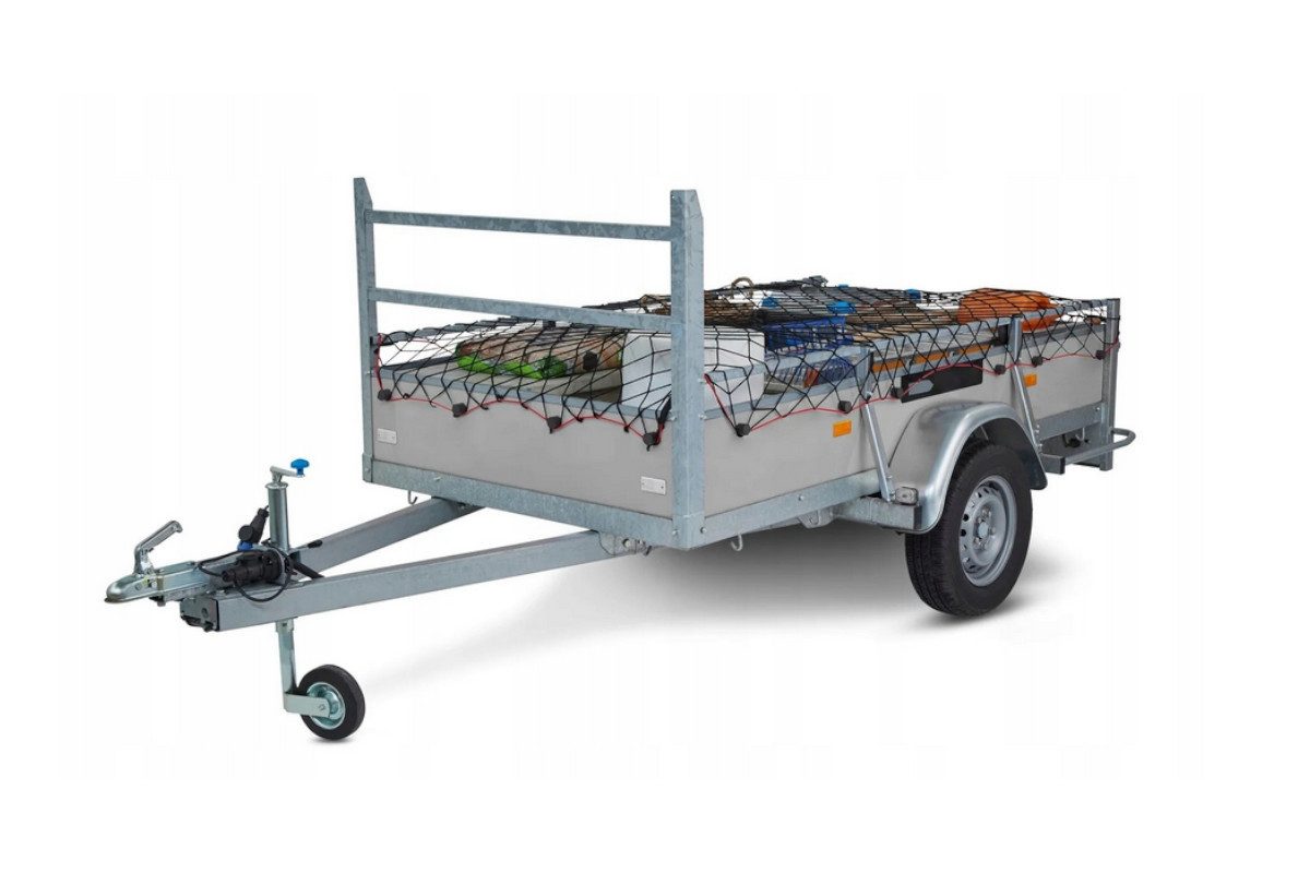 Ultimate Speed Anhängernetz Anhängernetz mit elastischem Zugseil gekettelte Umrandung S, BxL: 1.2x1.6 m, (Einzelartikel, 1-St), mit elastischem Zugseil