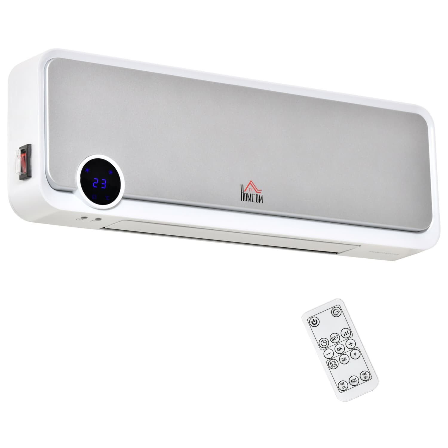 autolock Heizlüfter Heizlüfter zur Wandmontage 2000W mit Fernbedienung,3 Be günstig online kaufen