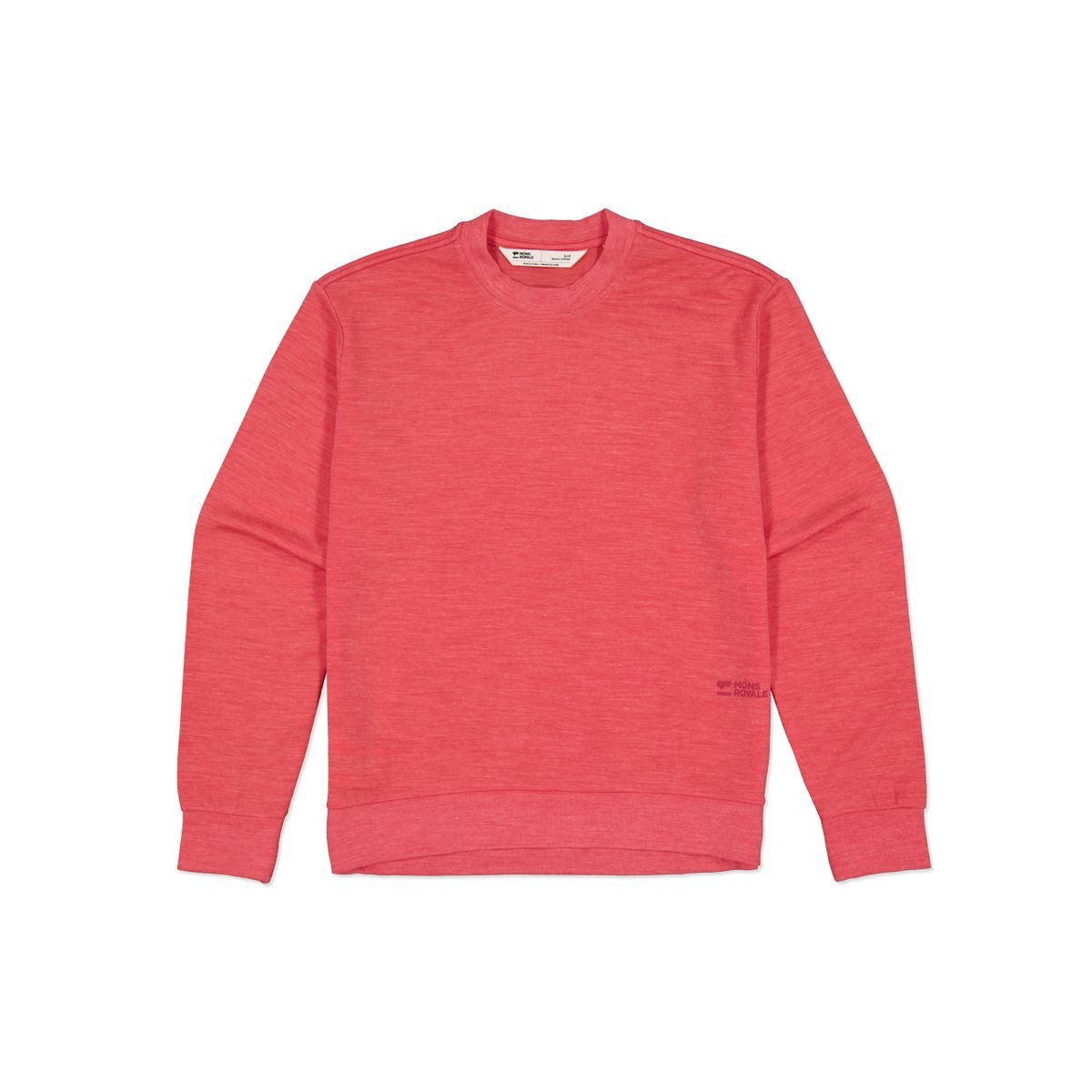 Mons Royale Sweatshirt Womens Horizon Merino Crew Leichter Pullover aus Merinowolle und Tencel™ für Damen, der
