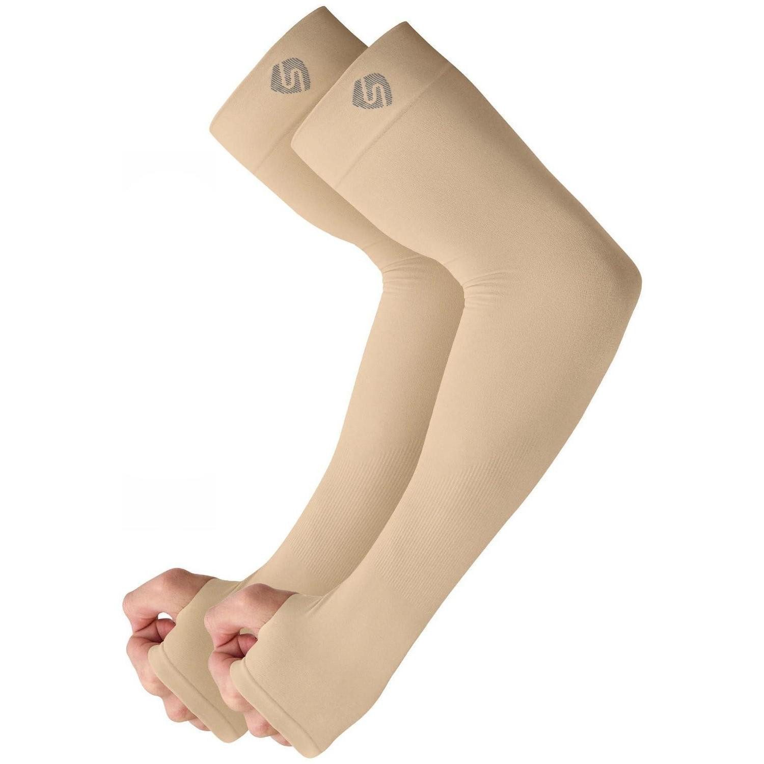 LuxusKollektion Armstulpen Armstulpen UV Sonnenschutz Kompression L Hautfarbe (1-St)