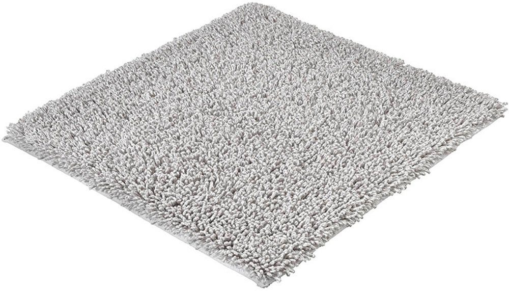 Kleine Wolke Badematte Dana, Badvorleger, Badezimmer Teppich, Höhe 25 mm, rutschhemmend beschichtet, fußbodenheizungsgeeignet, Baumwolle, Polyester, quadratisch, Badteppich, Uni Farben, quadratisch & rechteckig erhältlich