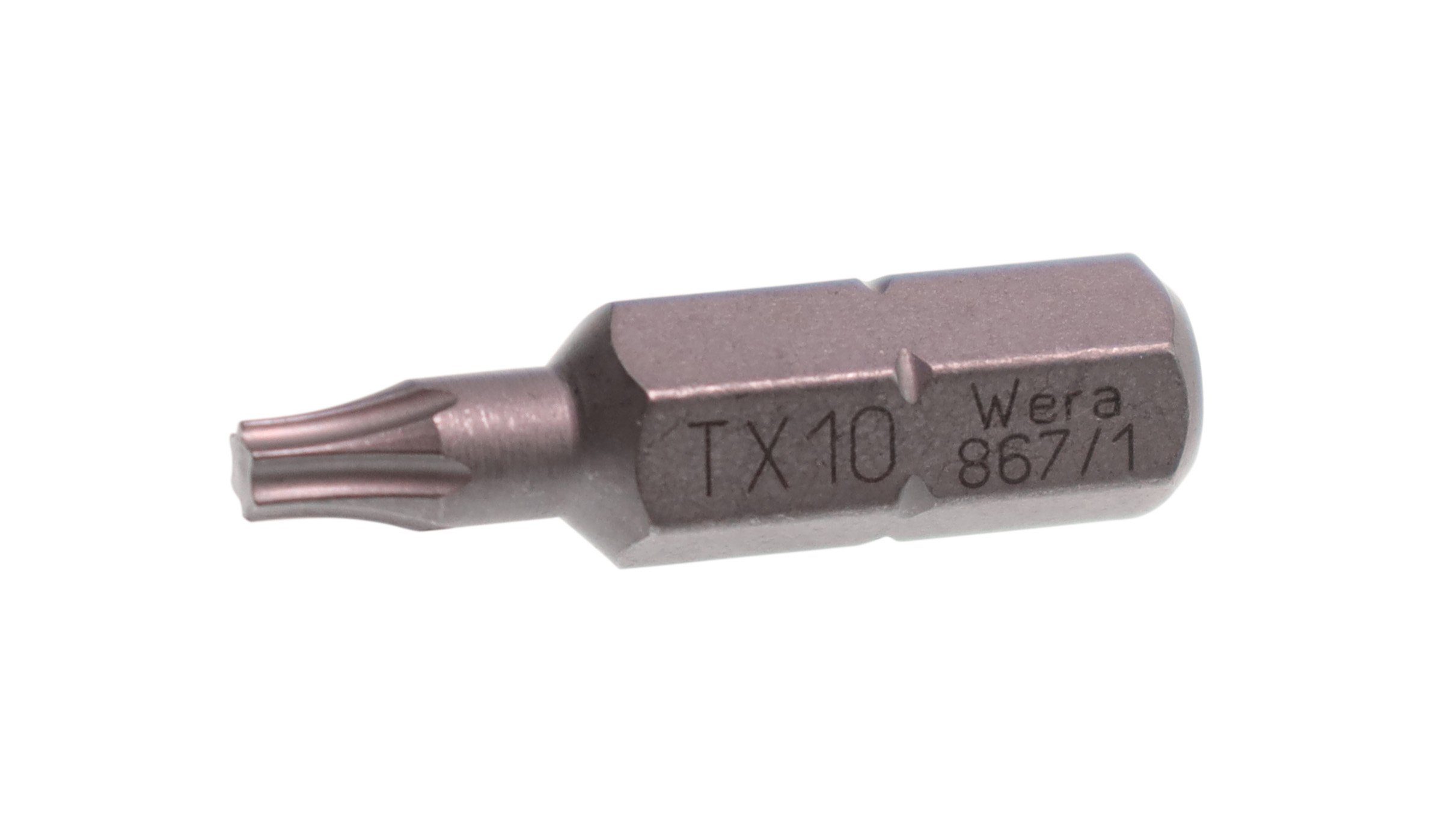 Bohrer- MM 05066485001 TORX® und 10 Wera TORX-BITS Wera TX Z 867/1 867/1 X 25 Bit-Set Z