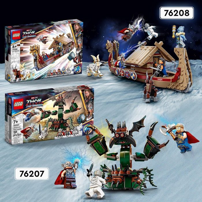 LEGO® Konstruktionsspielsteine Angriff auf New Asgard (76207) LEGO® Marvel (159 St)