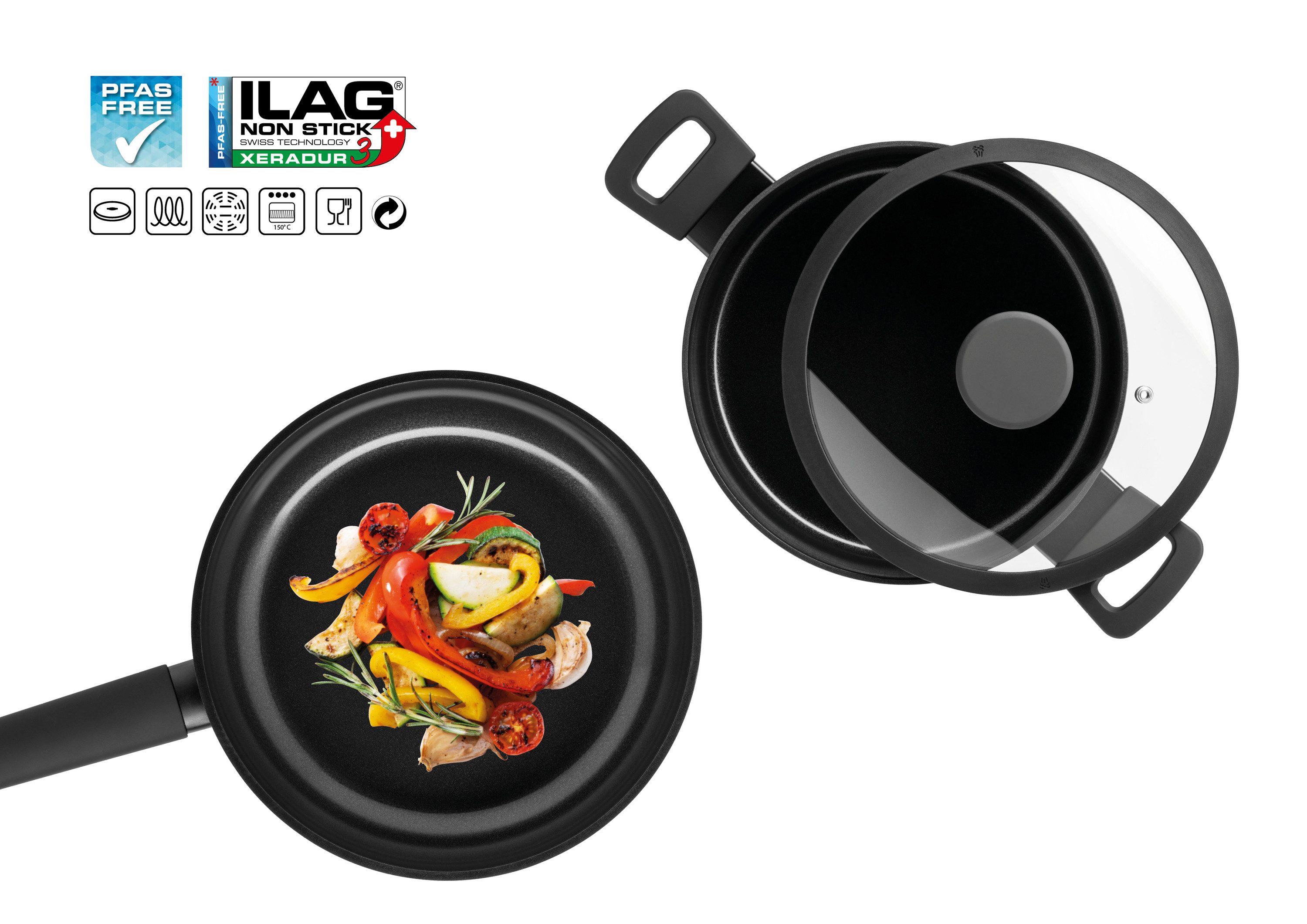 MÄSER Topf-Set Stellara, Aluminium