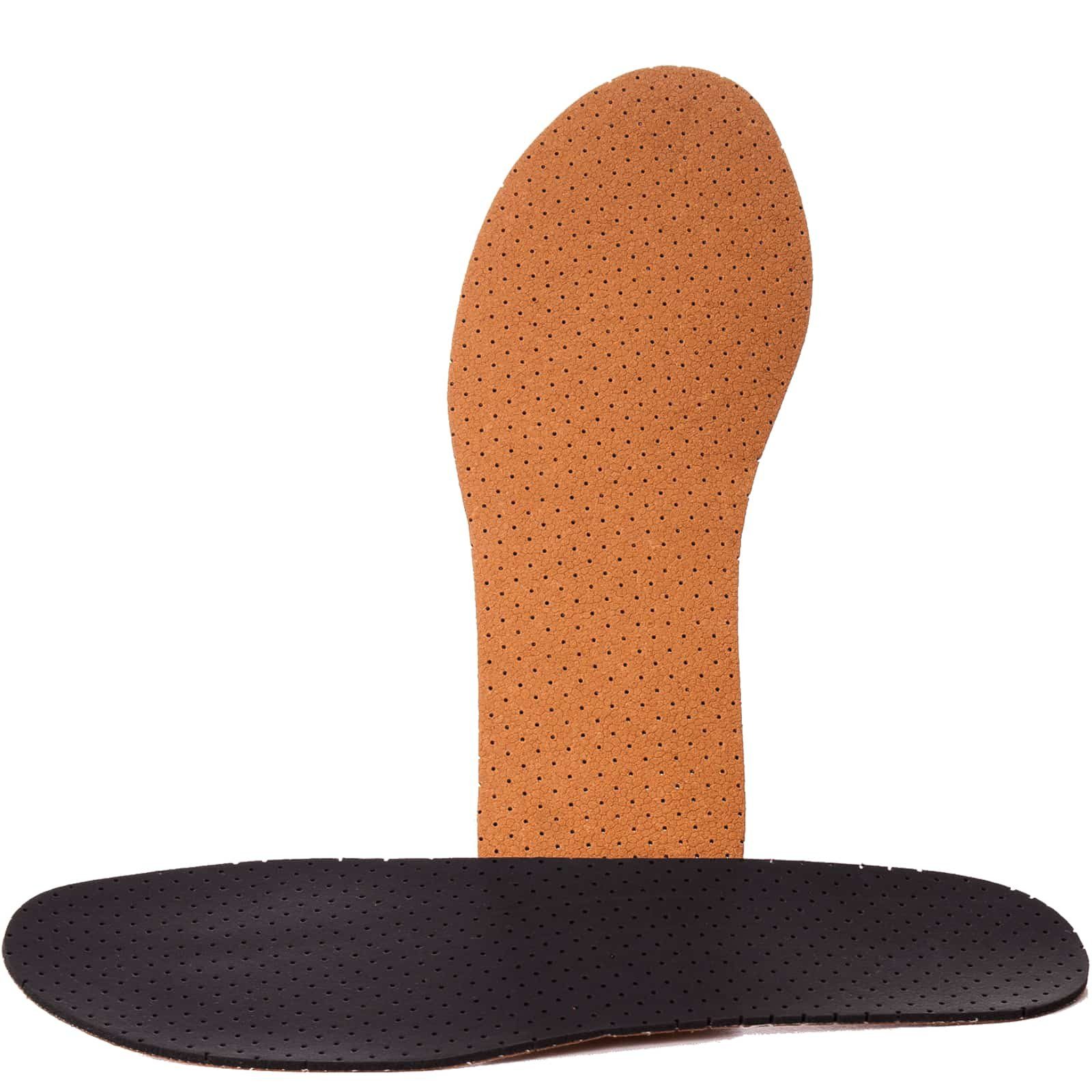 Sohlen24 Aktivsohlen Leder Aktivkohle Schuheinlagen 9 (Packung, 1 Paar), Universalgröße
