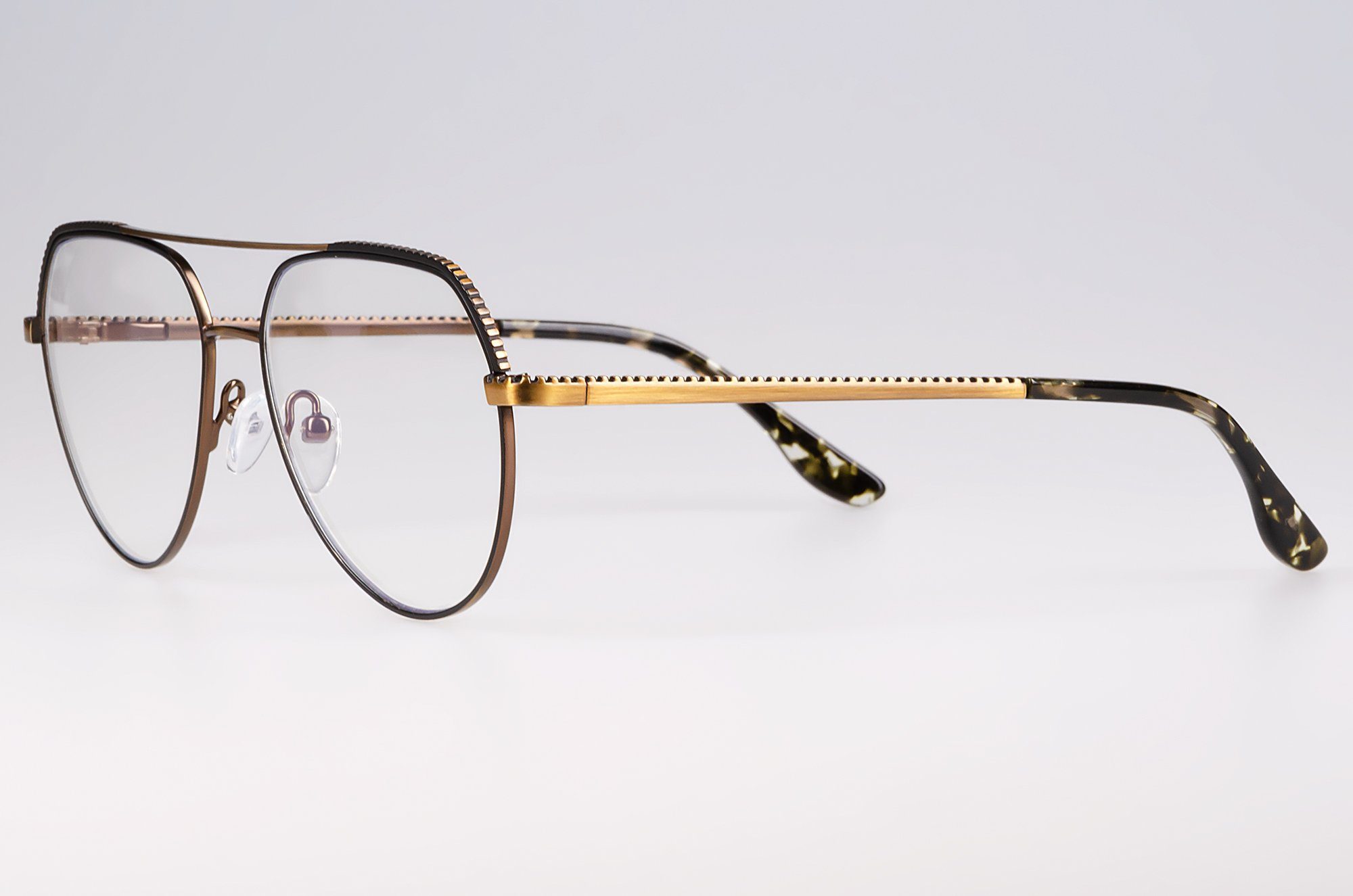 Edison & King Lesebrille Eternity, entspiegelt - Doppelsteg - Pilotenbrille - Tropfenform