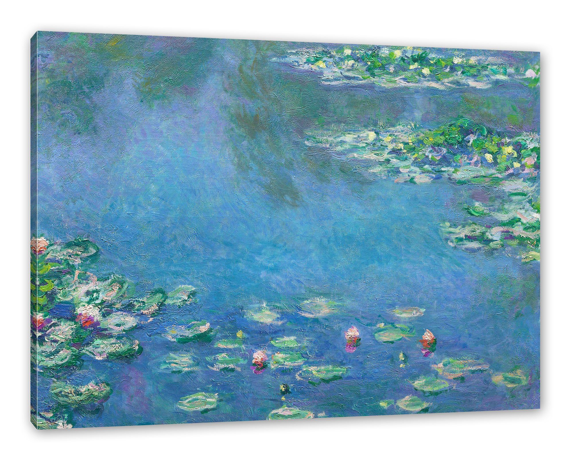 Pixxprint Leinwandbild Claude Monet - Seerosen günstig online kaufen