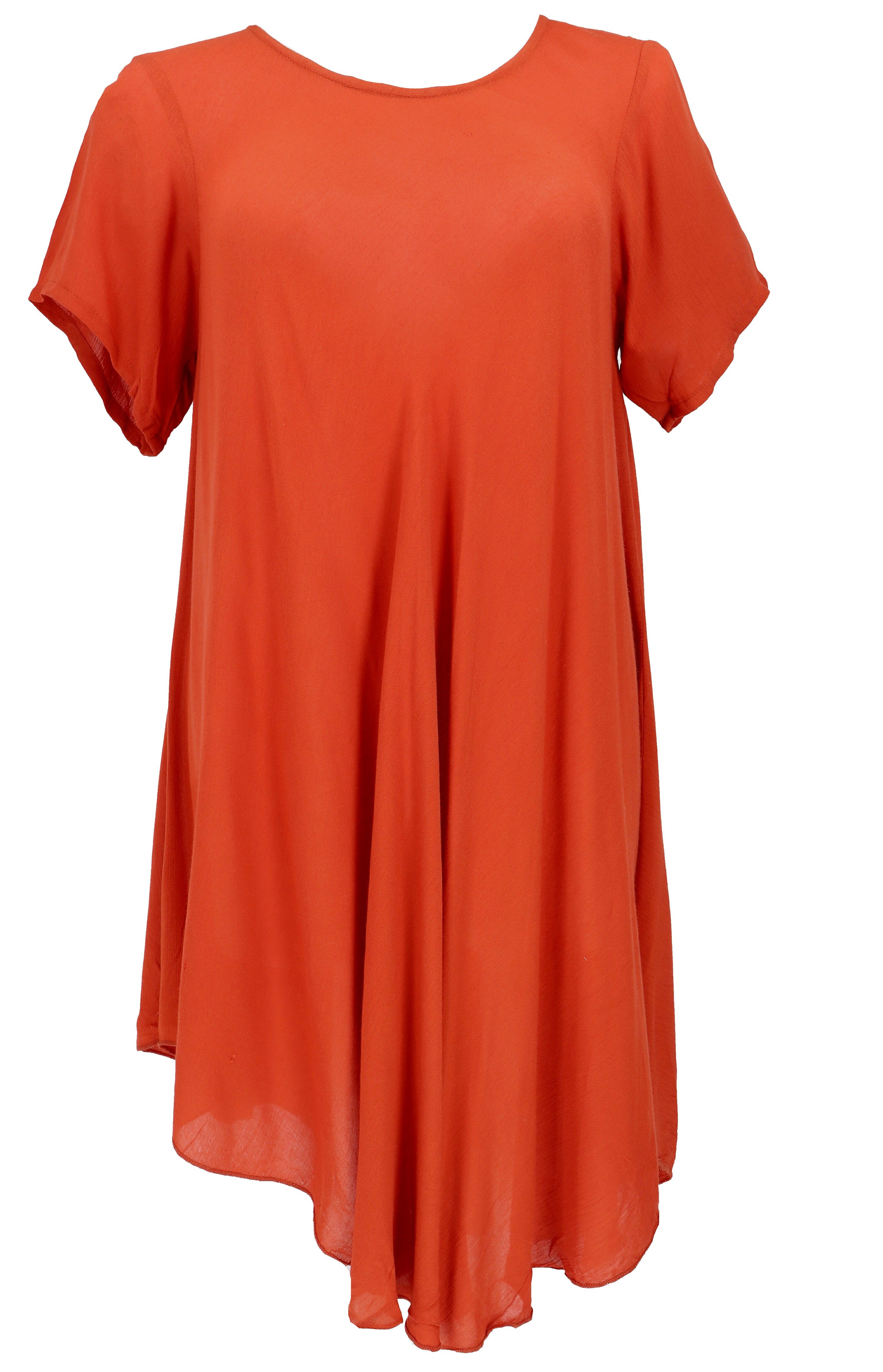 Guru-Shop Midikleid Luftiges Boho Minikleid, weites günstig online kaufen