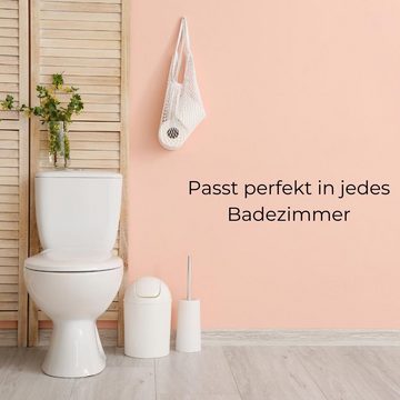 GarPet WC-Sitz Universal Toilettendeckel weiß Klodeckel Klobrille Wc Toiletten Sitz