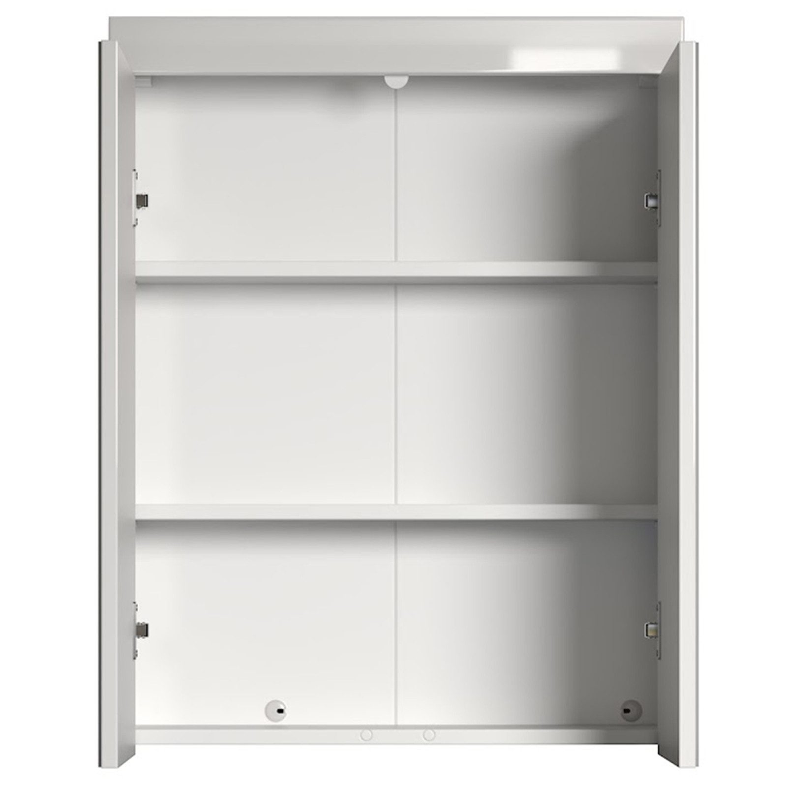 trendteam Hängeschrank Badezimmerschrank Oberschrank Badmöbel Weiß Hochglanz 73 x 77 x 23 cm