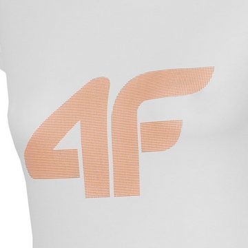 4F Kurzarmshirt 4F- Logo Damen T-Shirt Casual Shirt, weiß