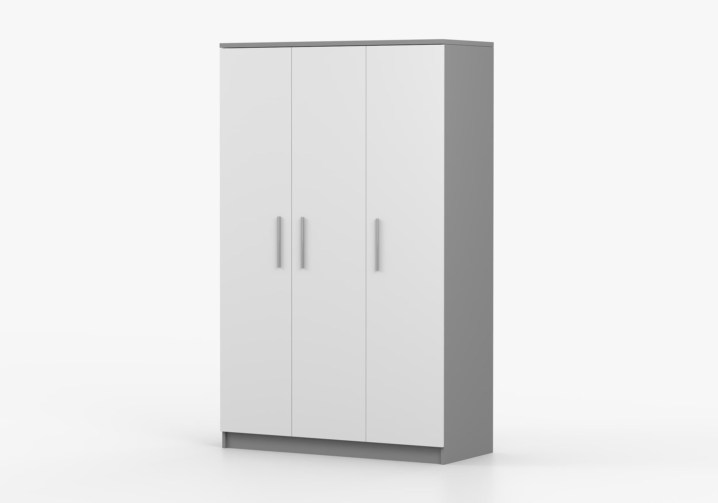 imoebel24 Drehtürenschrank OMEGA II 19 120 - Grau Matt