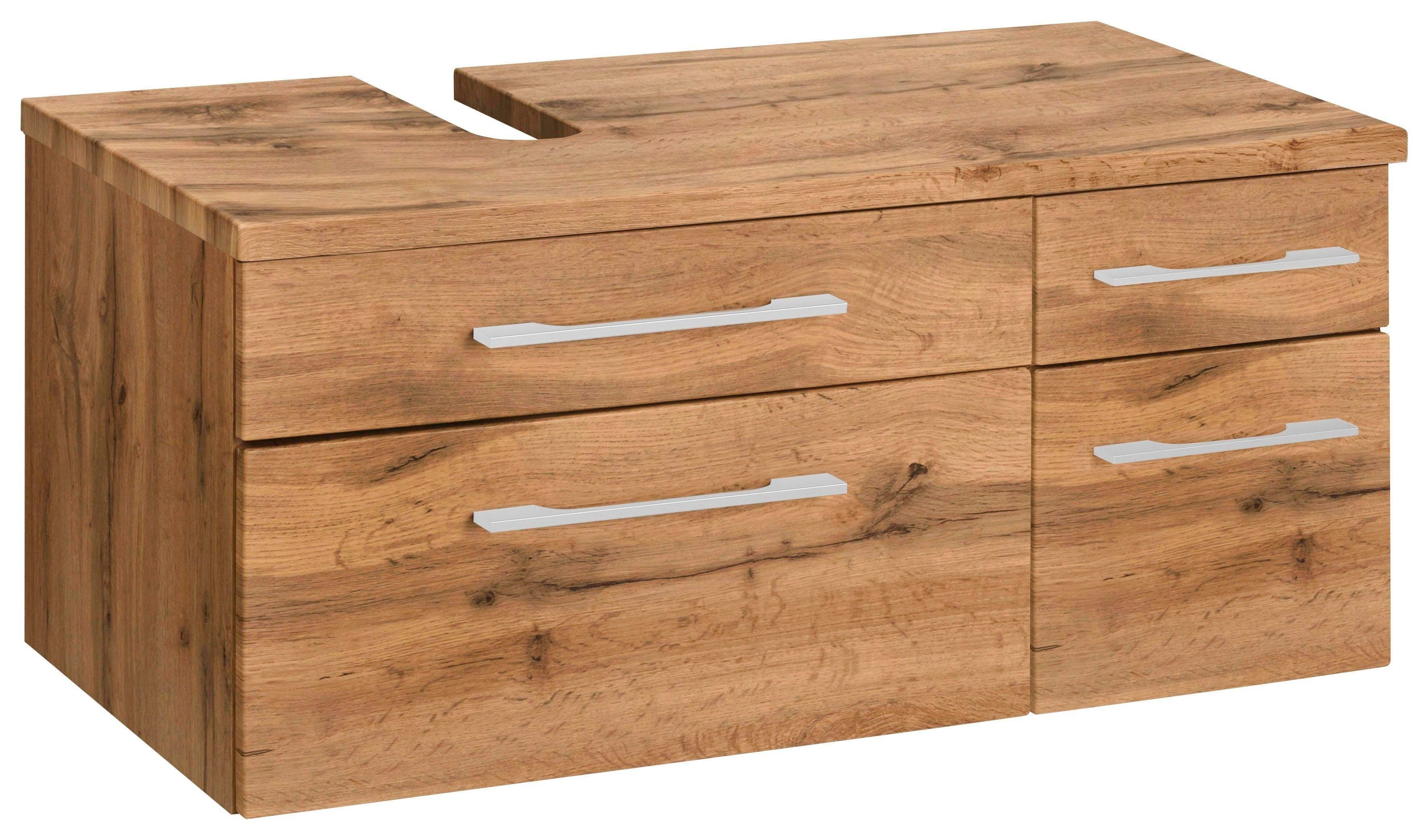 welltime Waschbeckenunterschrank Davos Breite 90 cm