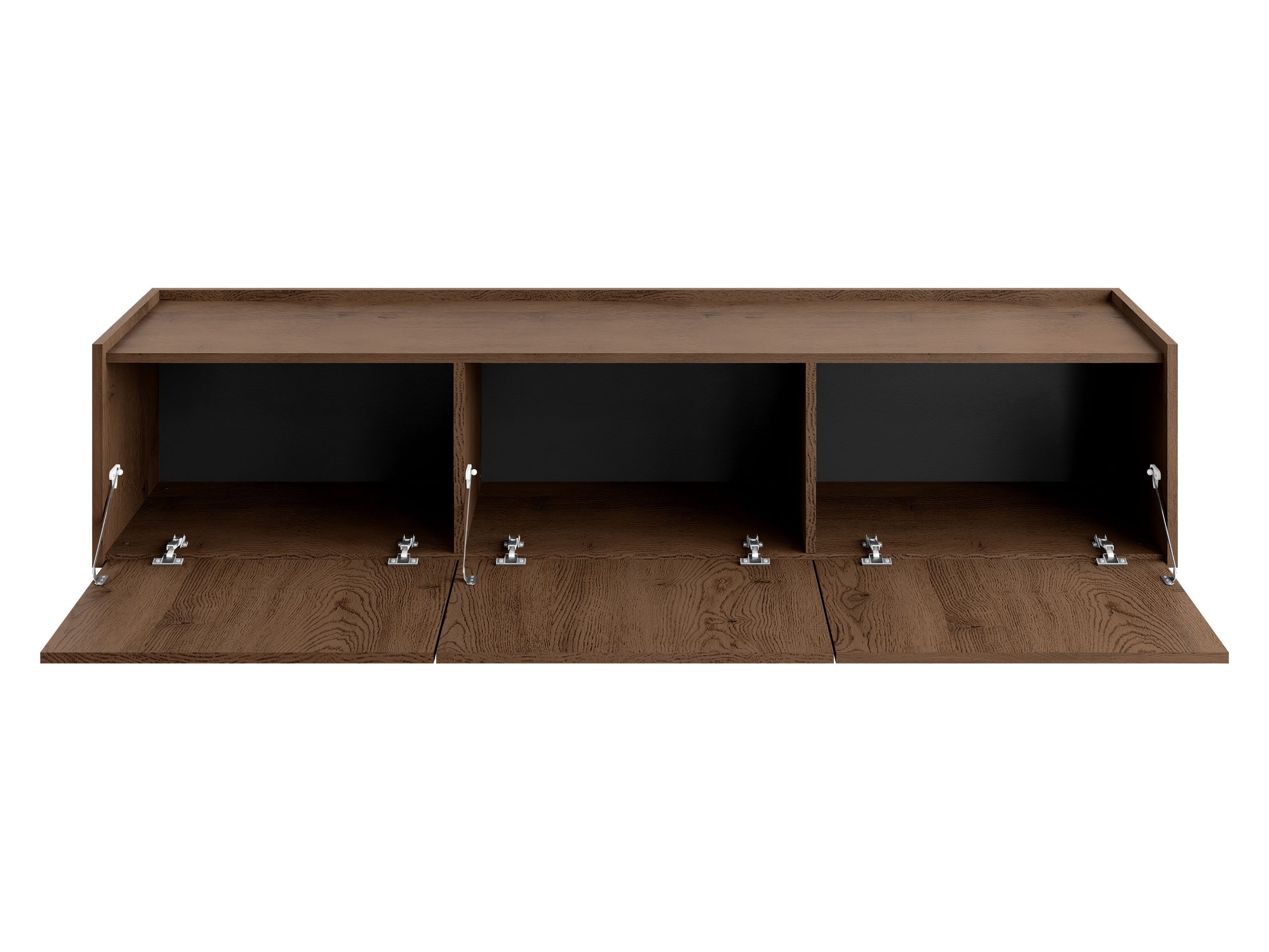 MIRJAN24 TV-Schrank Mirtu 170 (mit drei Klappen) 170x40x37 cm, Klappenbremse