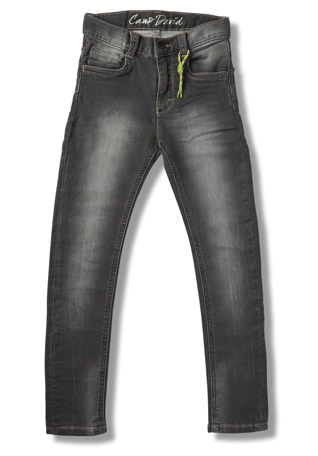 5-Pocket-Jeans Jungen Jeans grau Stretch Denim modern
