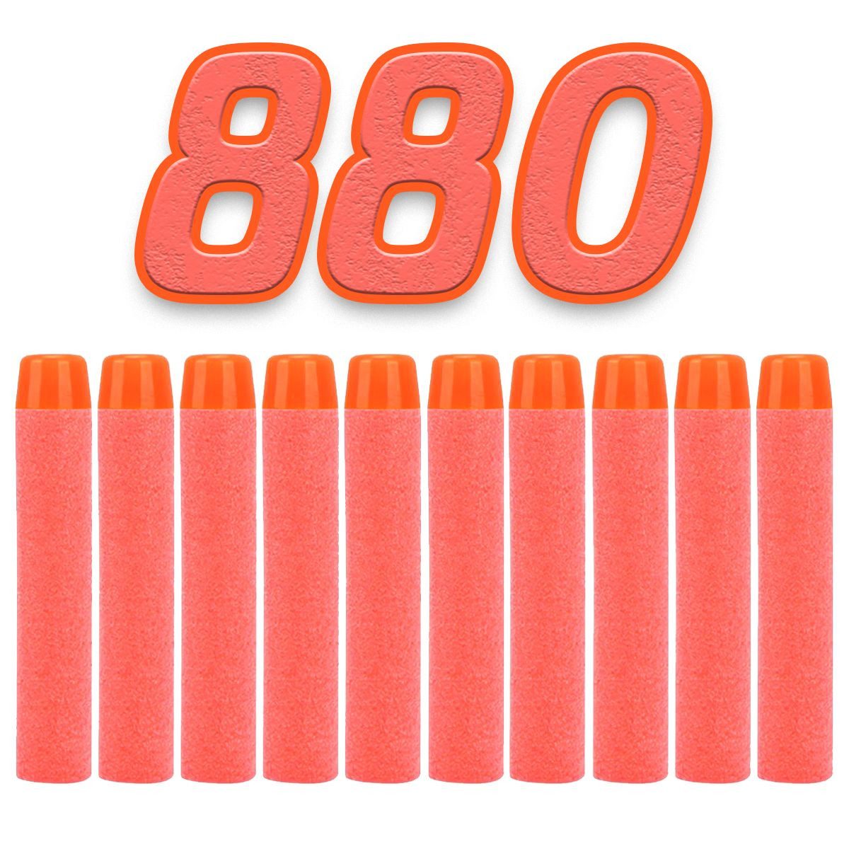 König Design Dartpfeil 880 Soft Nachfüll Foam Darts Стрелки Elite Clip für NERF N-Strike, Ersatzpfeile Munition Foam Darts kompatibel mit Nerf Hasbro Fortnite