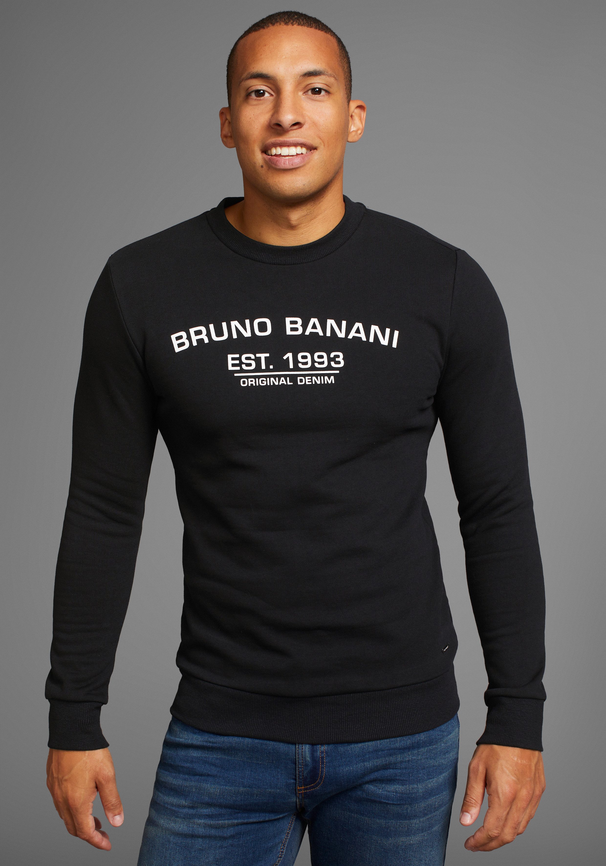 Bruno Banani Sweatshirt mit Logoprint - günstig online kaufen