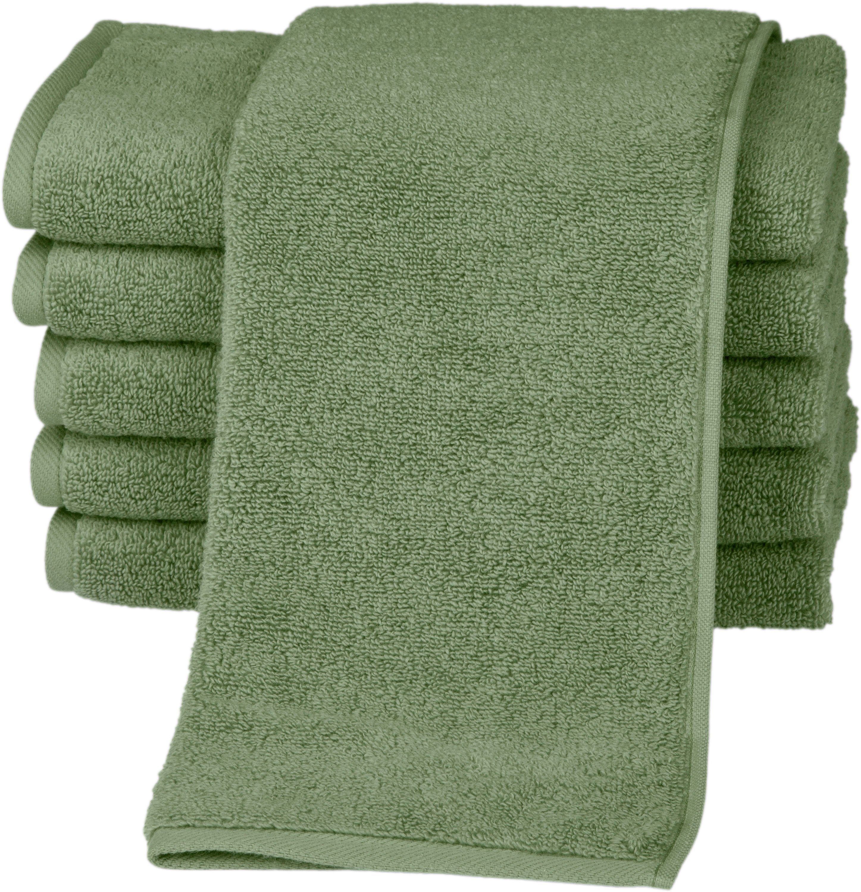 ROSS Gästehandtücher Sensual 9000, Frottier (6-St), mit Aloe-Vera-Öl verede günstig online kaufen