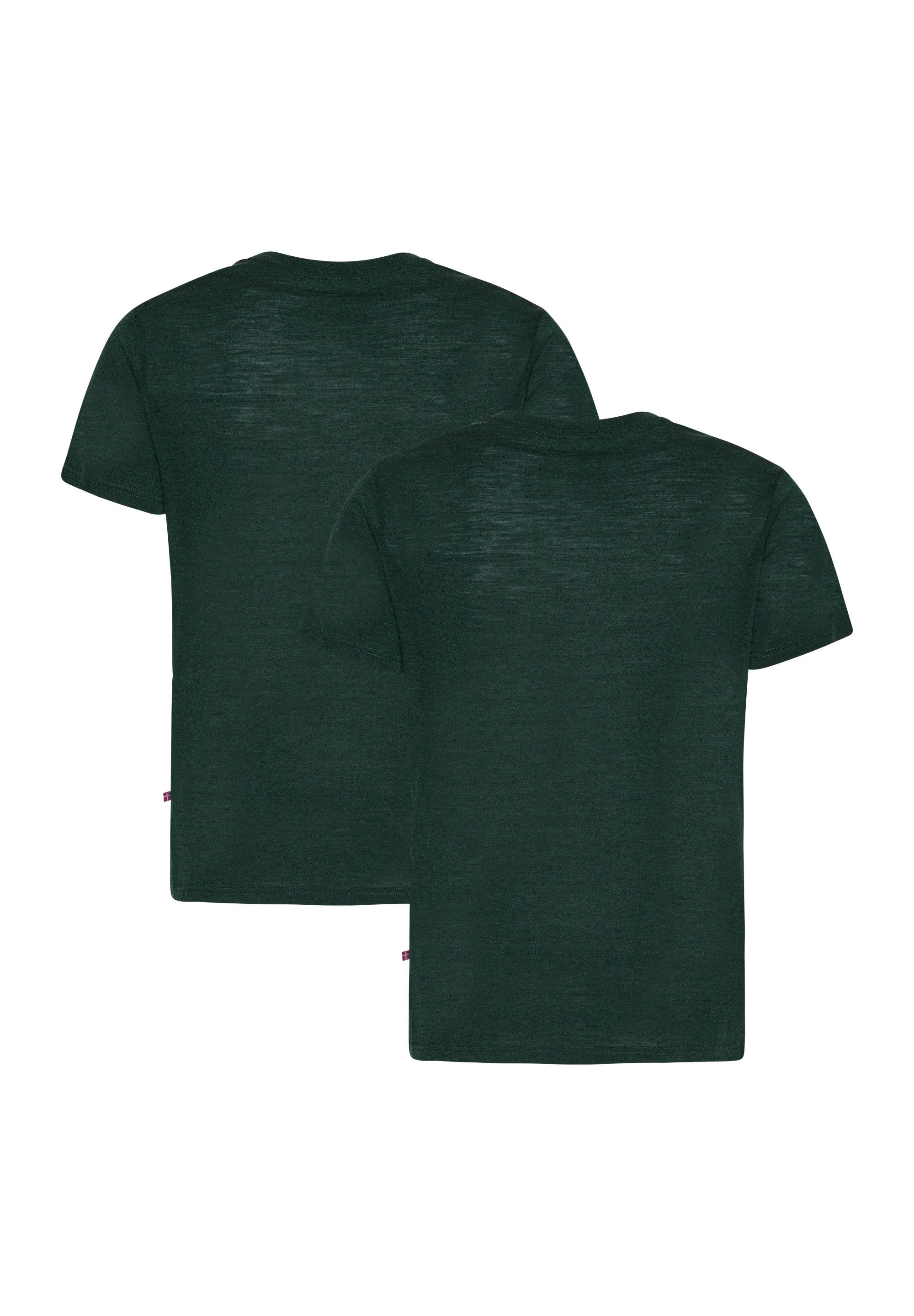 DANISH ENDURANCE T-Shirt Premium Merino (2er Pack) Sport & Outdoor Funktionshirt, Anti-Schweiß, weich & leicht