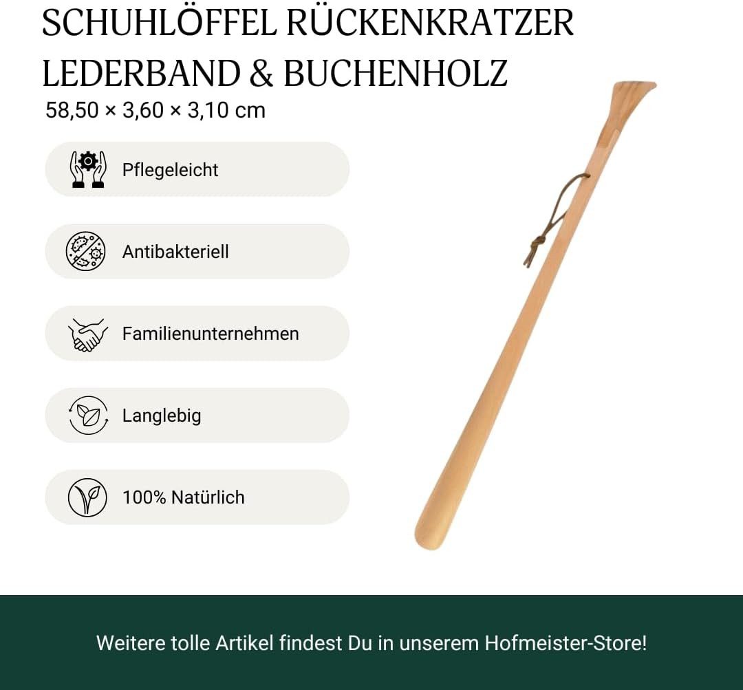 Hofmeister Schuhlöffel Buchenholz 63 cm
