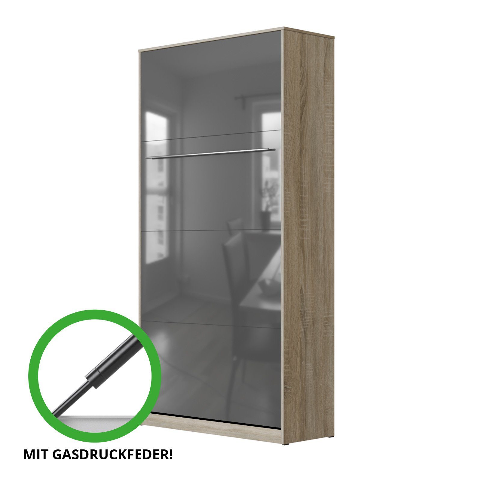 SMARTBett Schrankbett SMARTBett Standard 90x200 Vertikal/Hoch günstig online kaufen