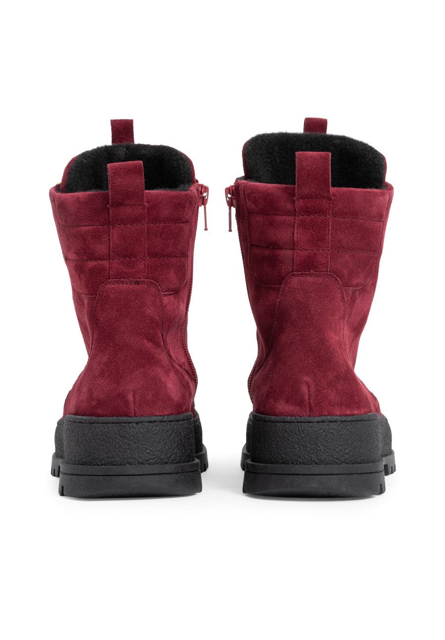 vitaform Damen Stiefeletten Veloursleder Stiefelette – Bild 4 von 5