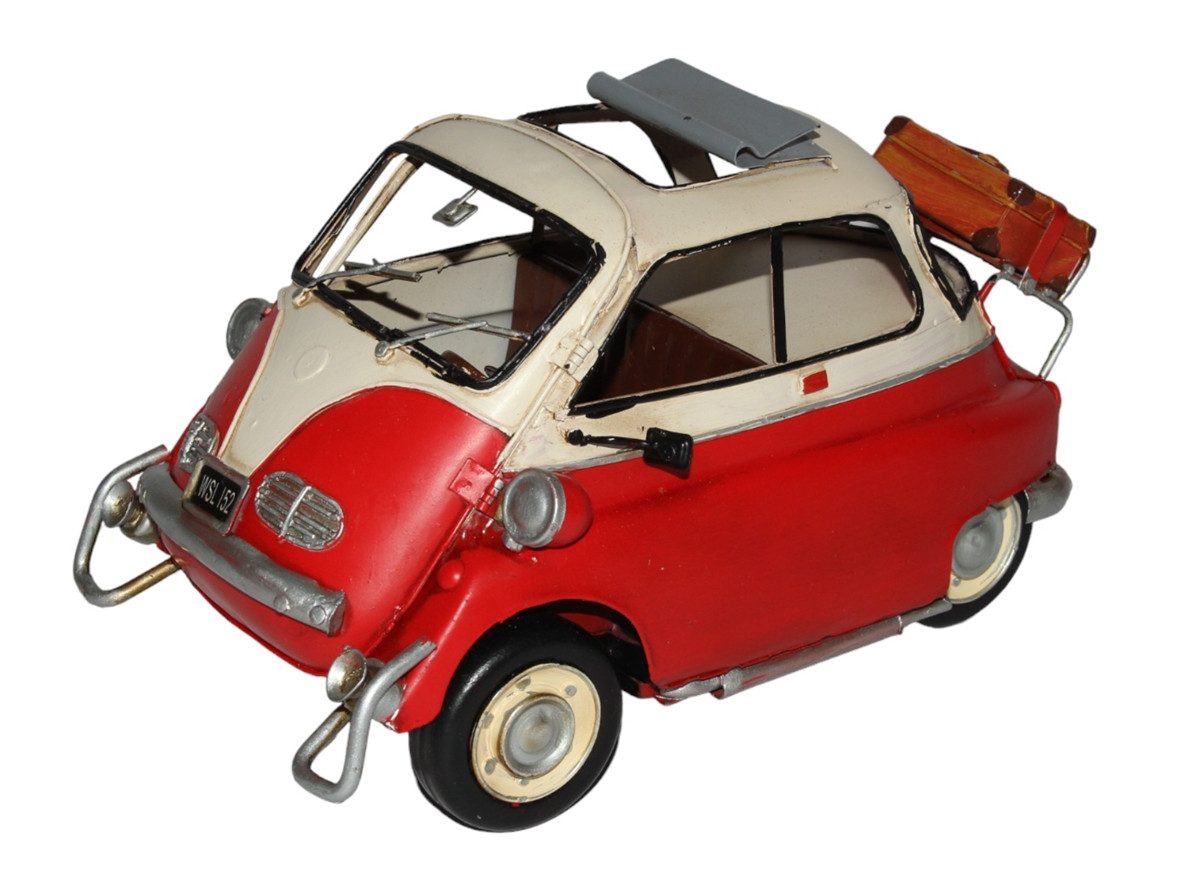 Modellauto Blech Modellauto Oldtimer Automarke BMW Isetta 250 Modell 1957 L 24 cm