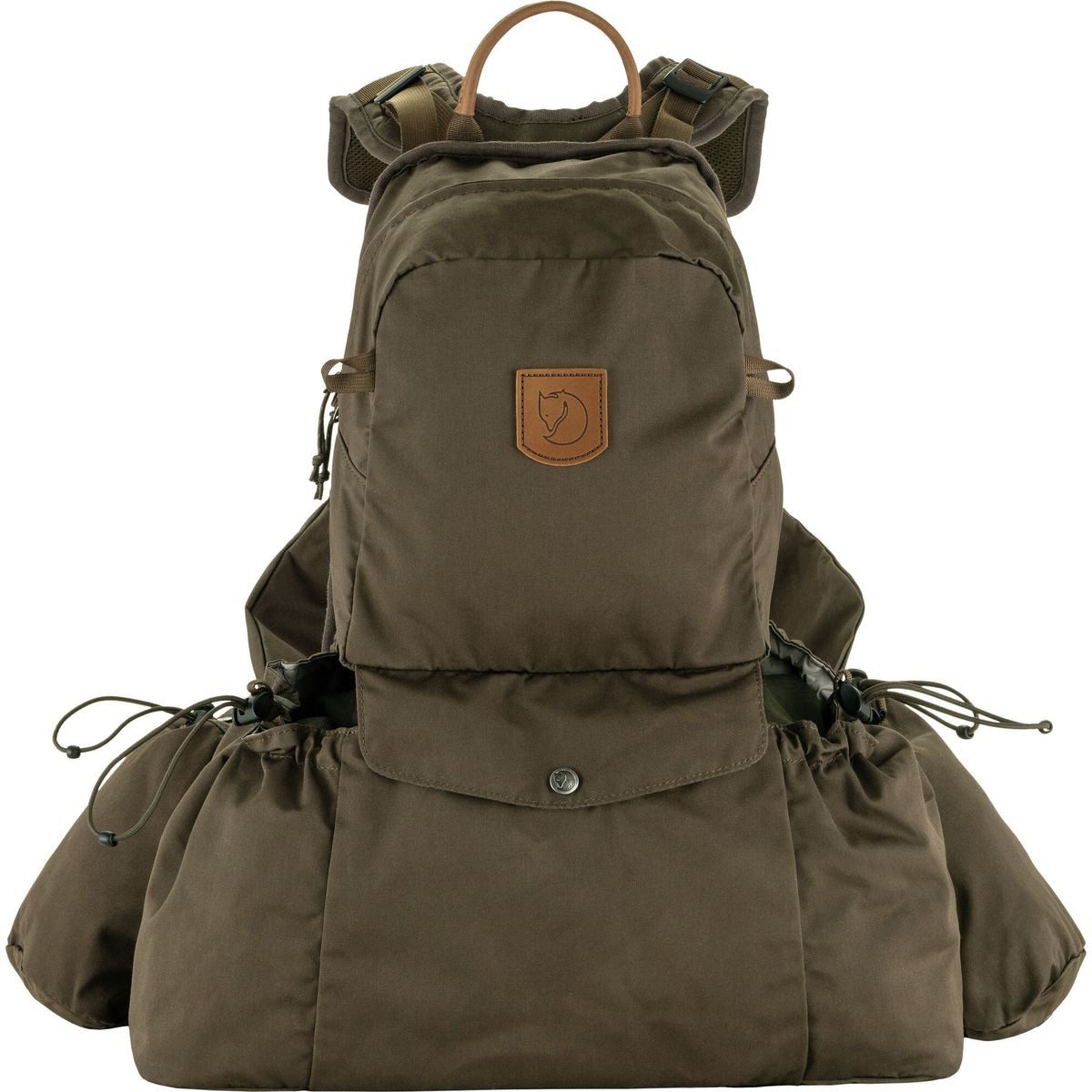 Fjällräven Tagesrucksack Lappland Vest Pack, Vielseitige Kombination aus Rucksack und Weste, ideal für Jäger, mit