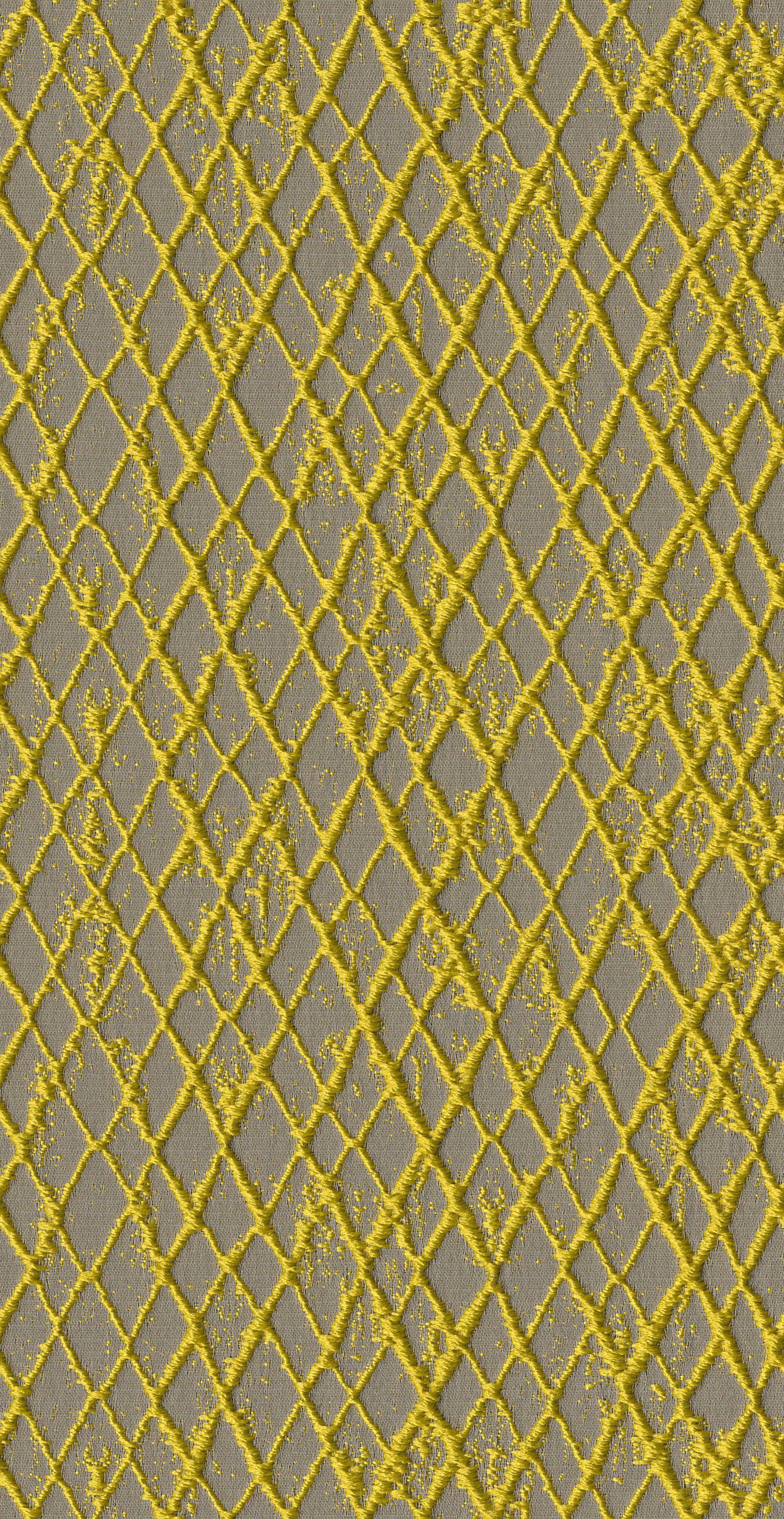 Multifunktionsband Jacquard, 3D-Optik Neutex Netztartige Vorhang (1 for St), in you!, gelbgrün SERINA, Struktur blickdicht,