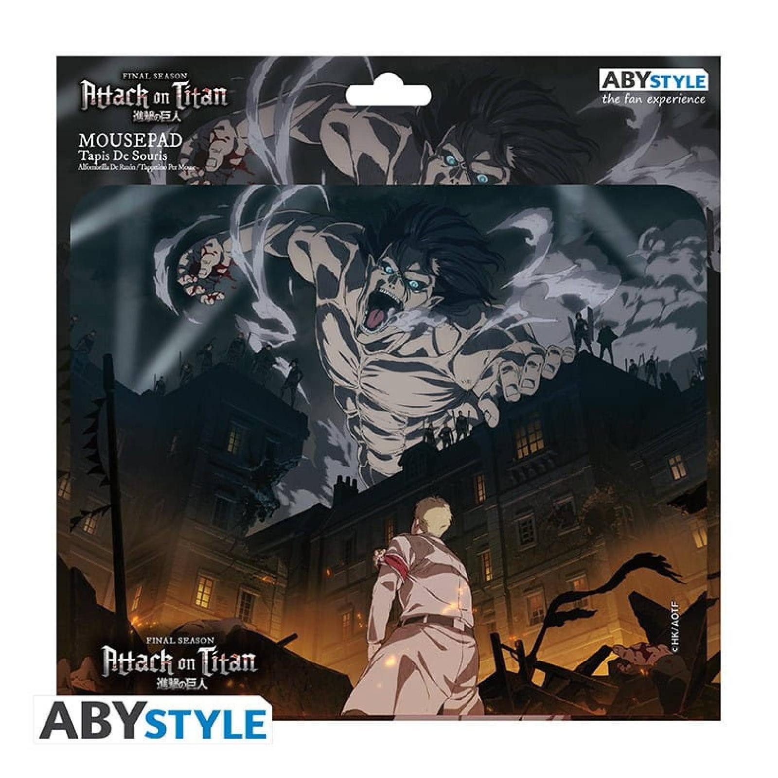ABYstyle Merchandise-Figur ATTACK ON TITAN - Flexible mousepad - S4 Key art